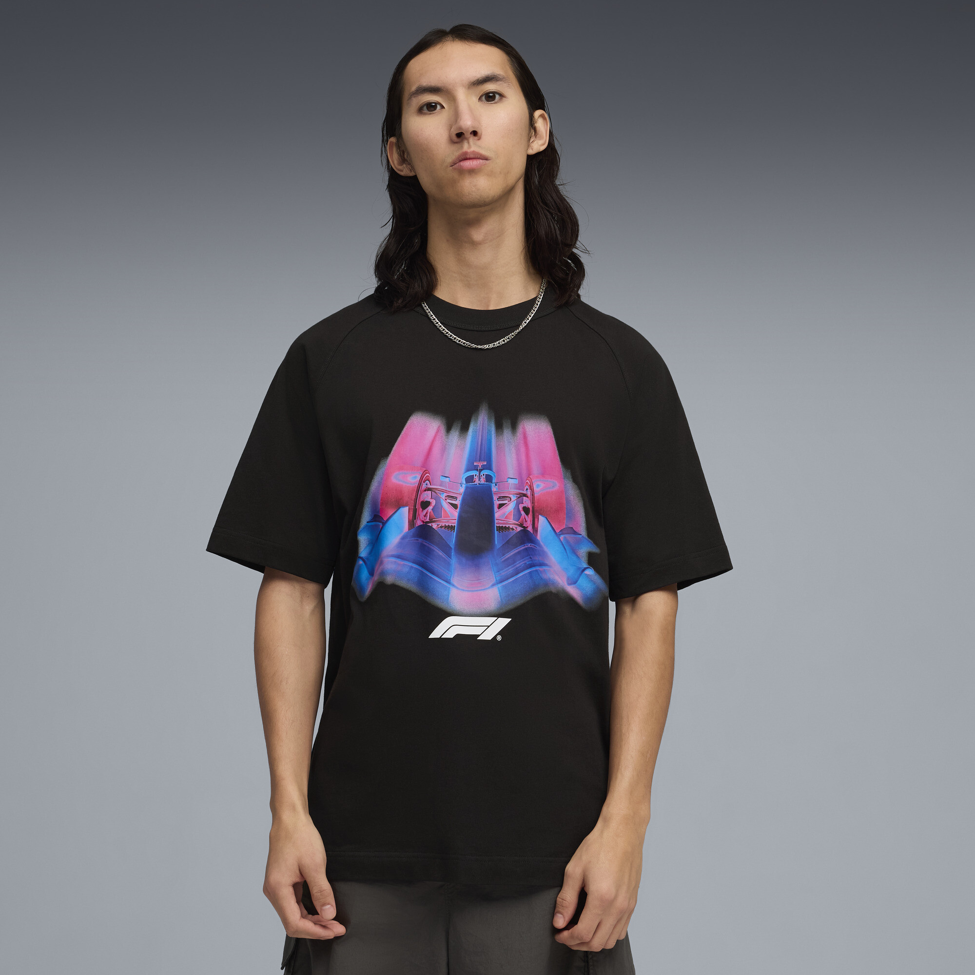 PUMA F1® relaxed T-shirt voor Heren, Zwart, Maat M thumbnail 4