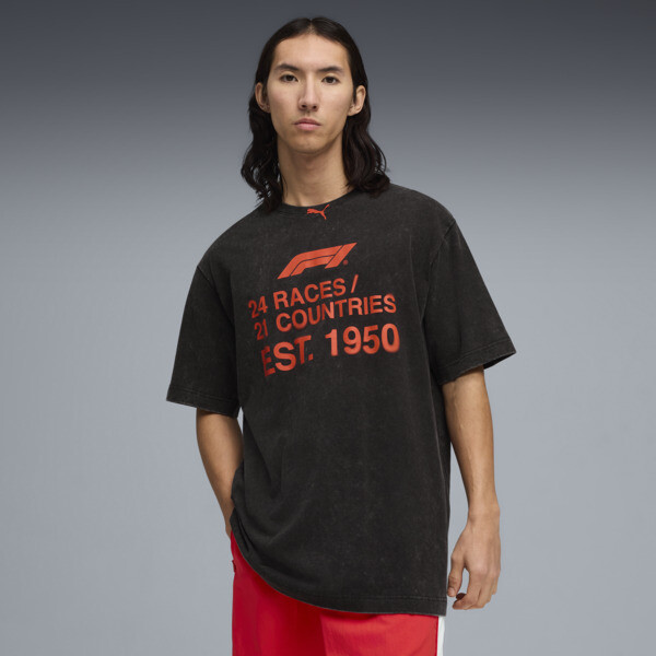 Remera PUMA holgada F1® Race para Hombre En Negro