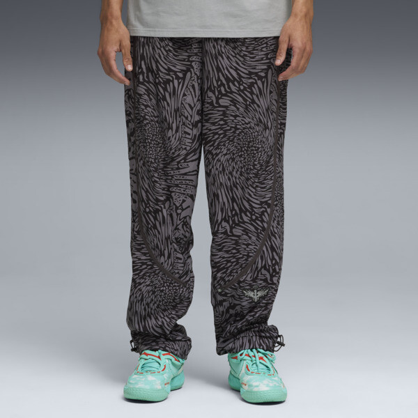 Pantalónes PUMA Melo World para Hombre En Crystal Negro/Aop