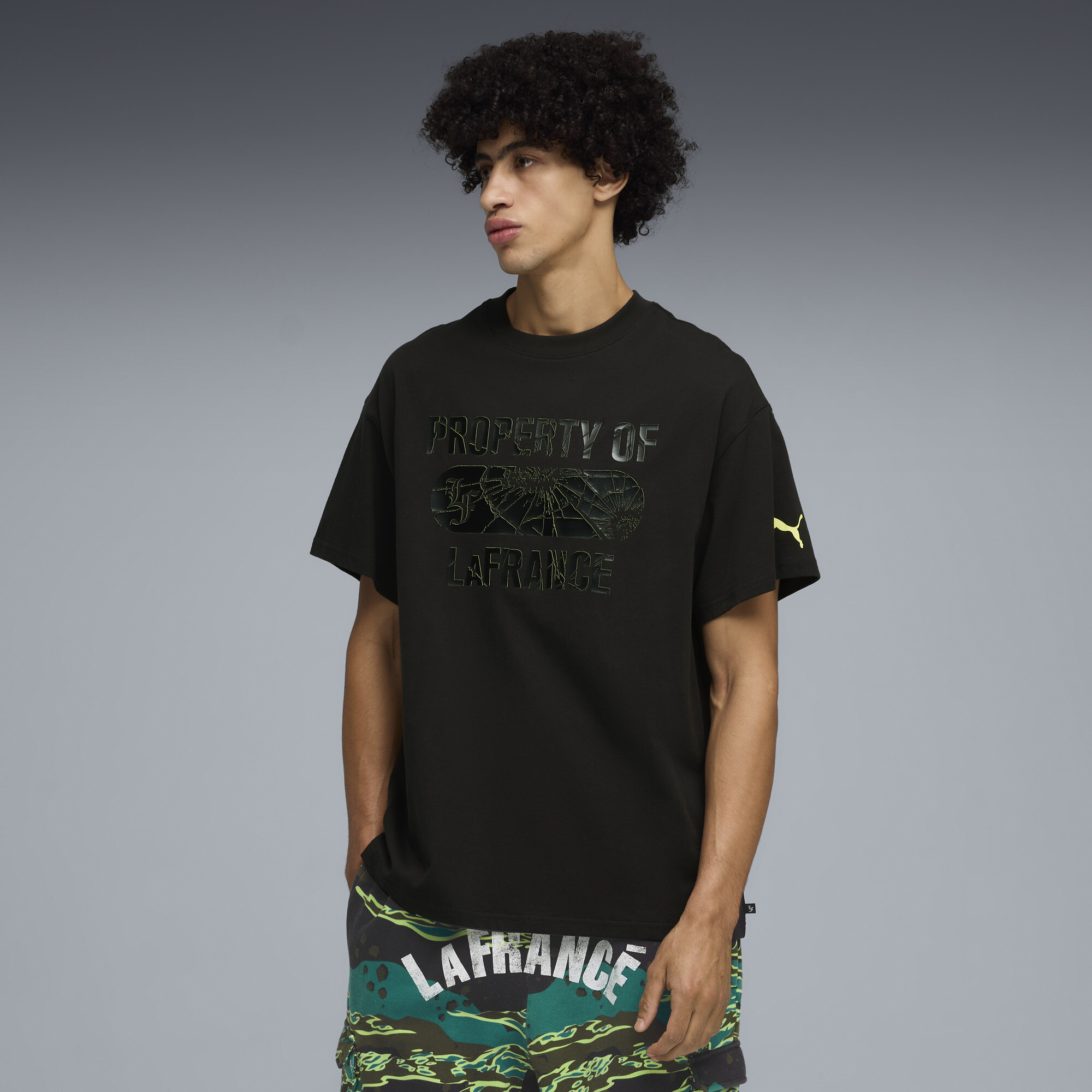 Camiseta Oversized LaFrancé Supply Unissex | black | PUMA