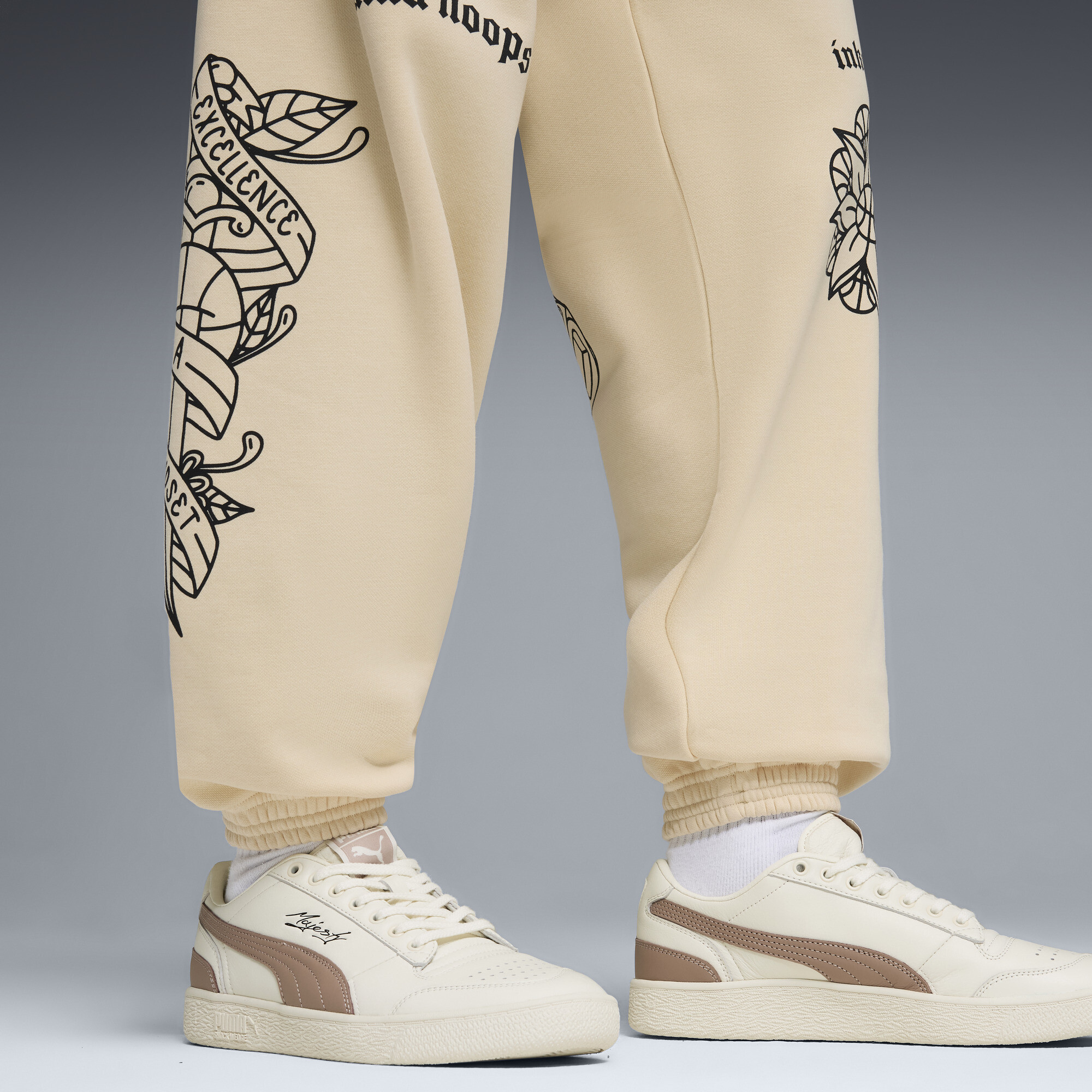 PUMA Swish N'Ink Basketball sweatpants voor Heren, Maat S thumbnail 5