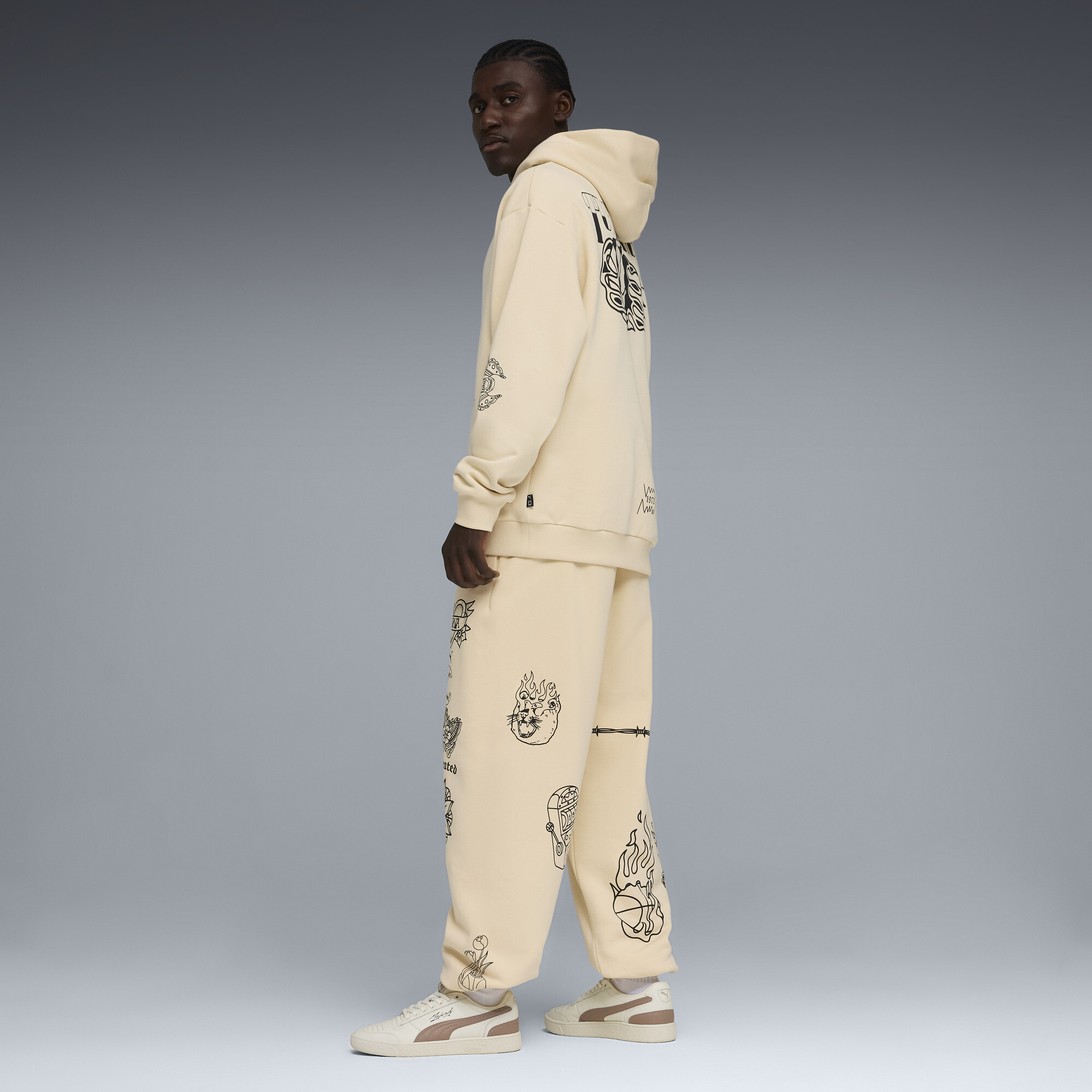 PUMA Swish N'Ink Basketball sweatpants voor Heren, Maat S thumbnail 4