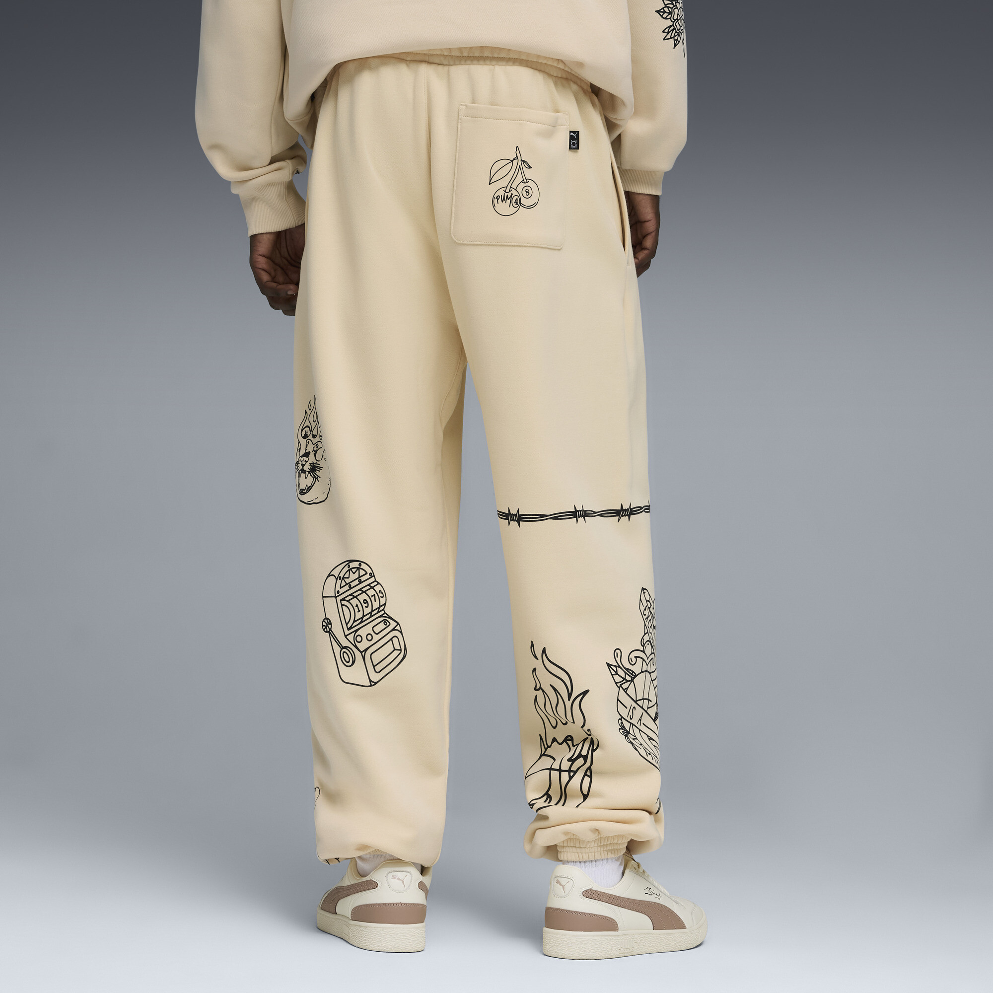 PUMA Swish N'Ink Basketball sweatpants voor Heren, Maat S thumbnail 3