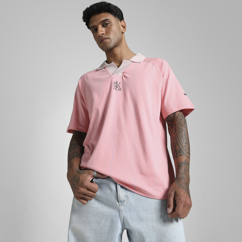 

Men's PUMA X RCB Relaxed Fit Striper Polo