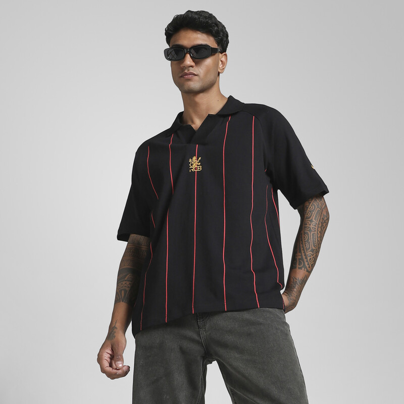 

Men's PUMA X RCB Relaxed Fit Striper Polo