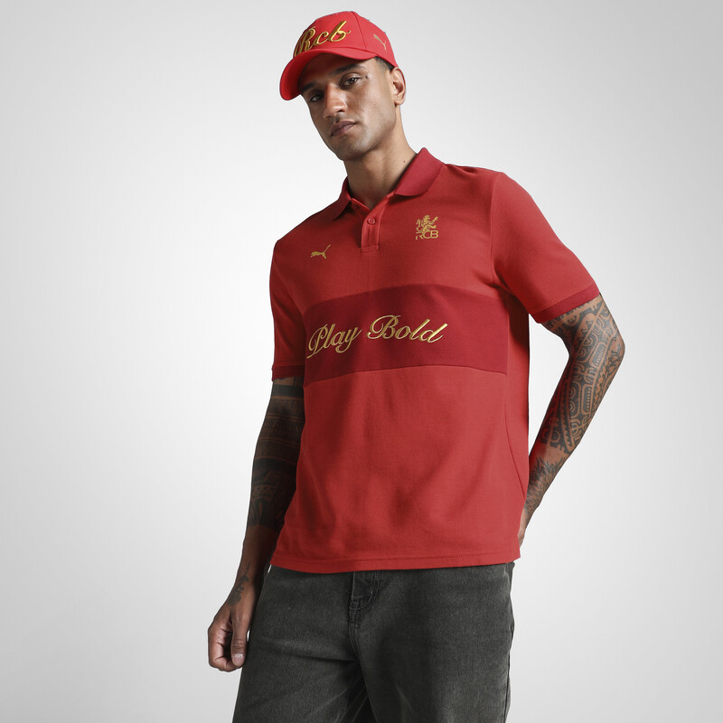 

Men's PUMA X RCB Retro Polo