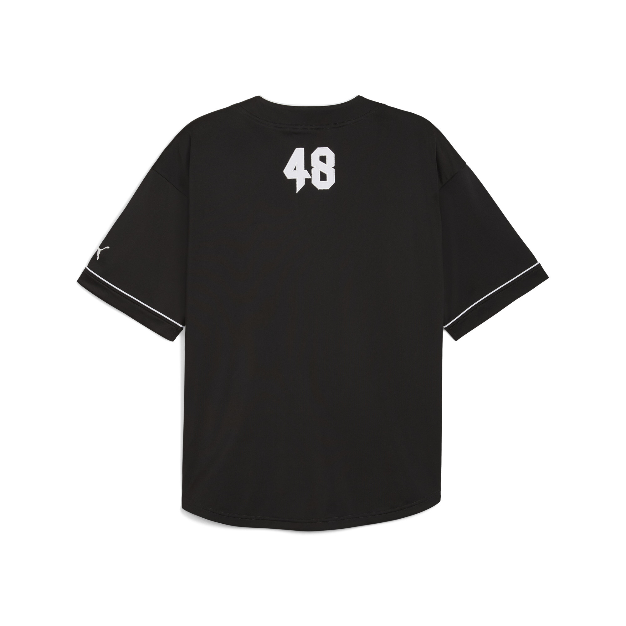PUMA Oversized basebalshirt voor Heren, Zwart, Maat S thumbnail 2