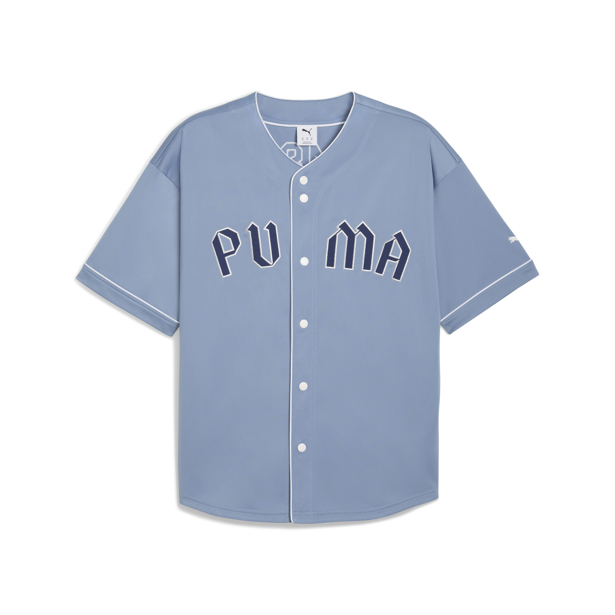 Thumbnail - Puma Oversized Baseballtrikot Herren | Mit Plain | Cool Blue | Größe: M