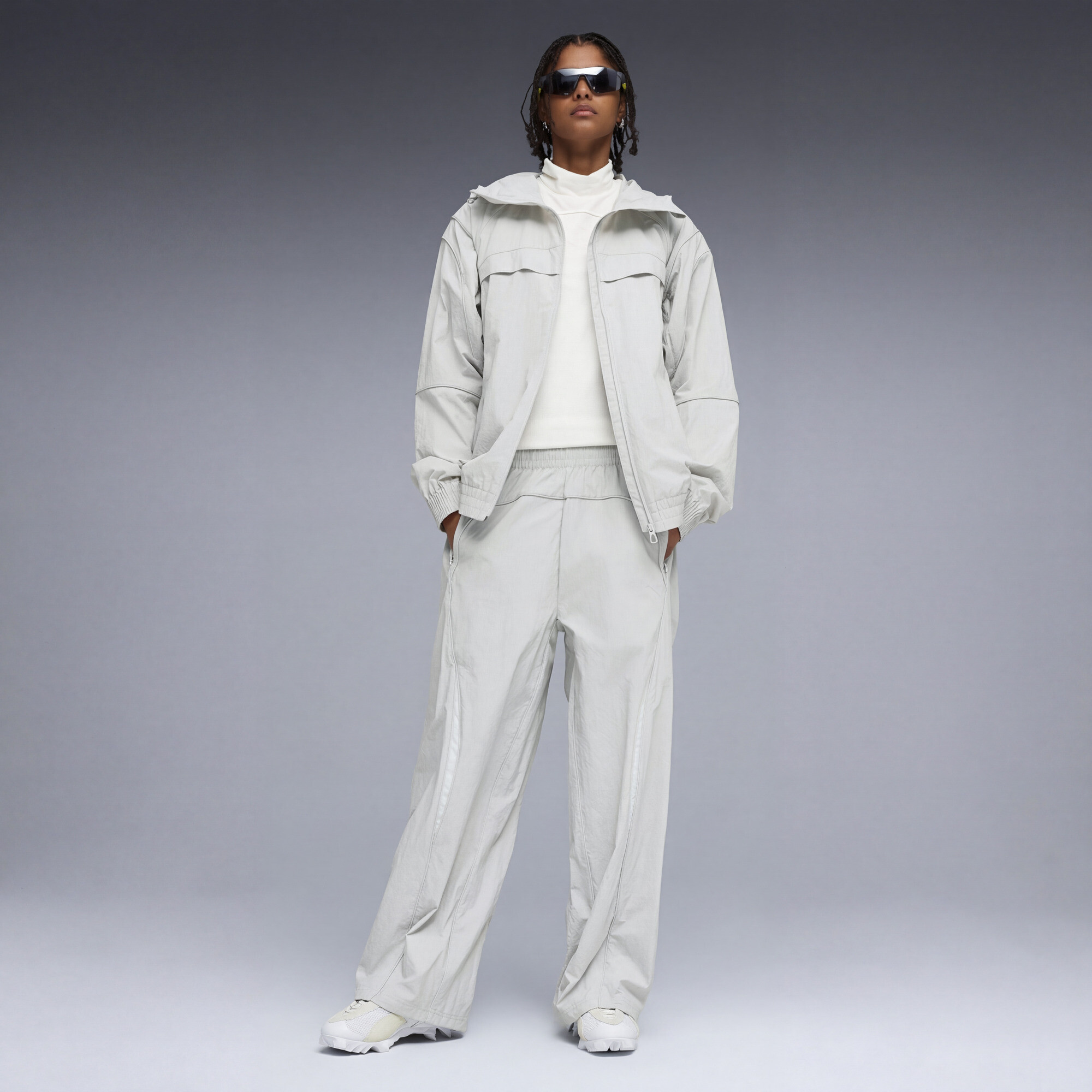 PUMA CLRT uniseks jack, Grijs, Maat L thumbnail 6