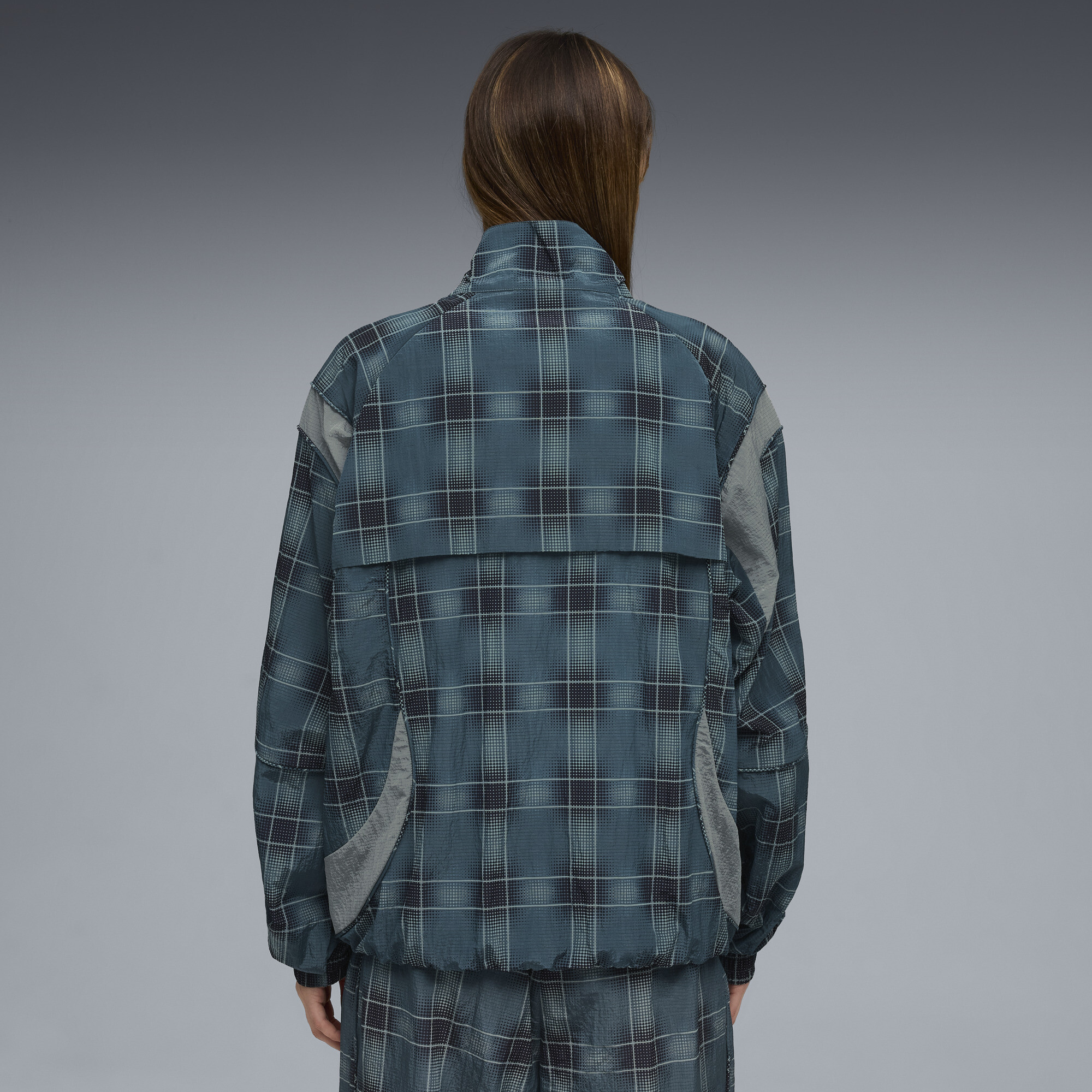 PUMA CLRT bedrukt uniseks jack, Grijs, Maat M thumbnail 5