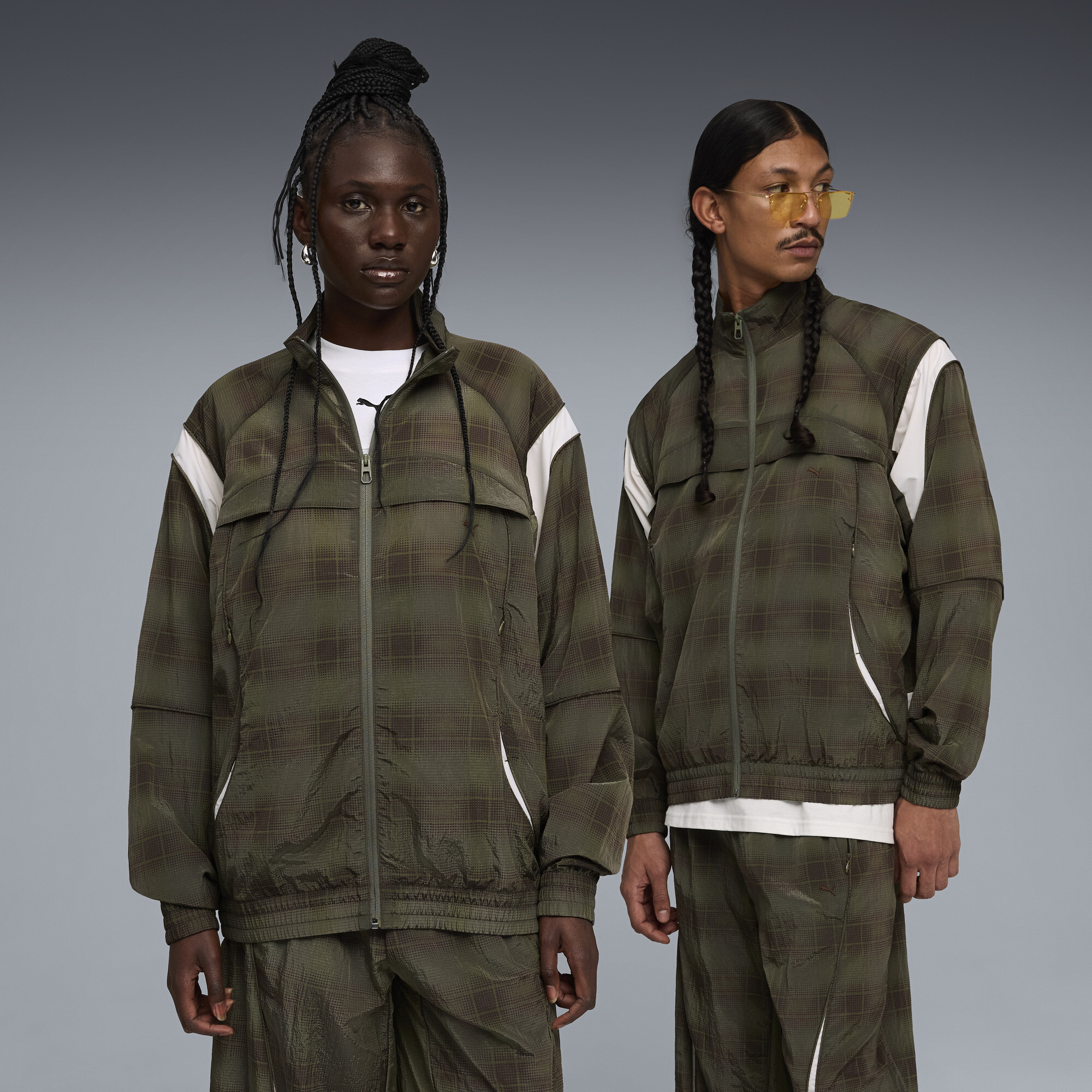 PUMA CLRT bedrukt uniseks jack, Groen, Maat L