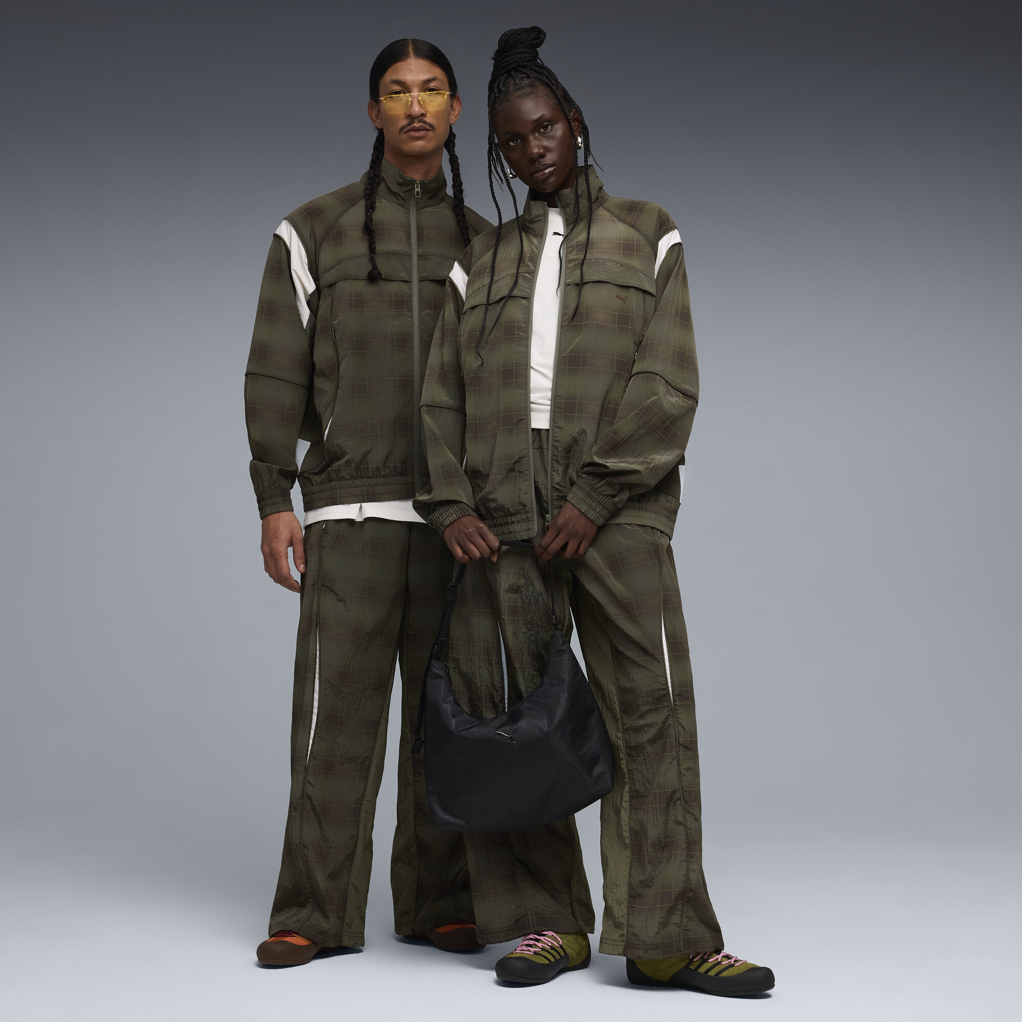 PUMA CLRT bedrukt uniseks jack, Groen, Maat L thumbnail 6