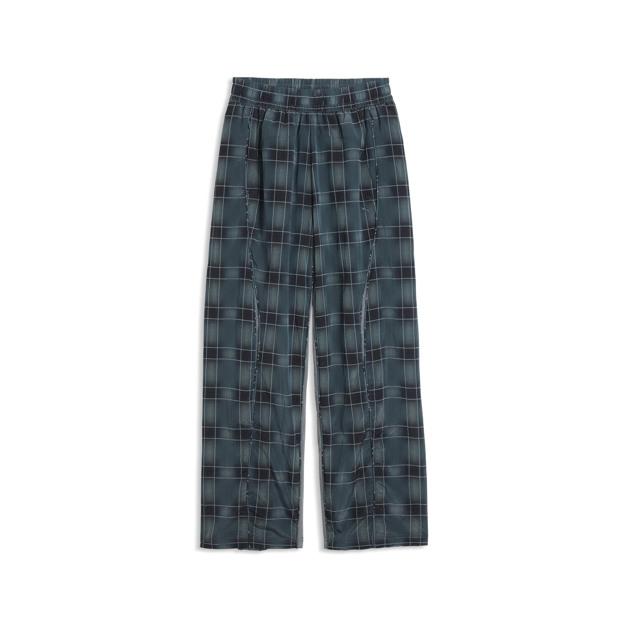 PUMA CLRT relaxte uniseks broek met print, Grijs, Maat M