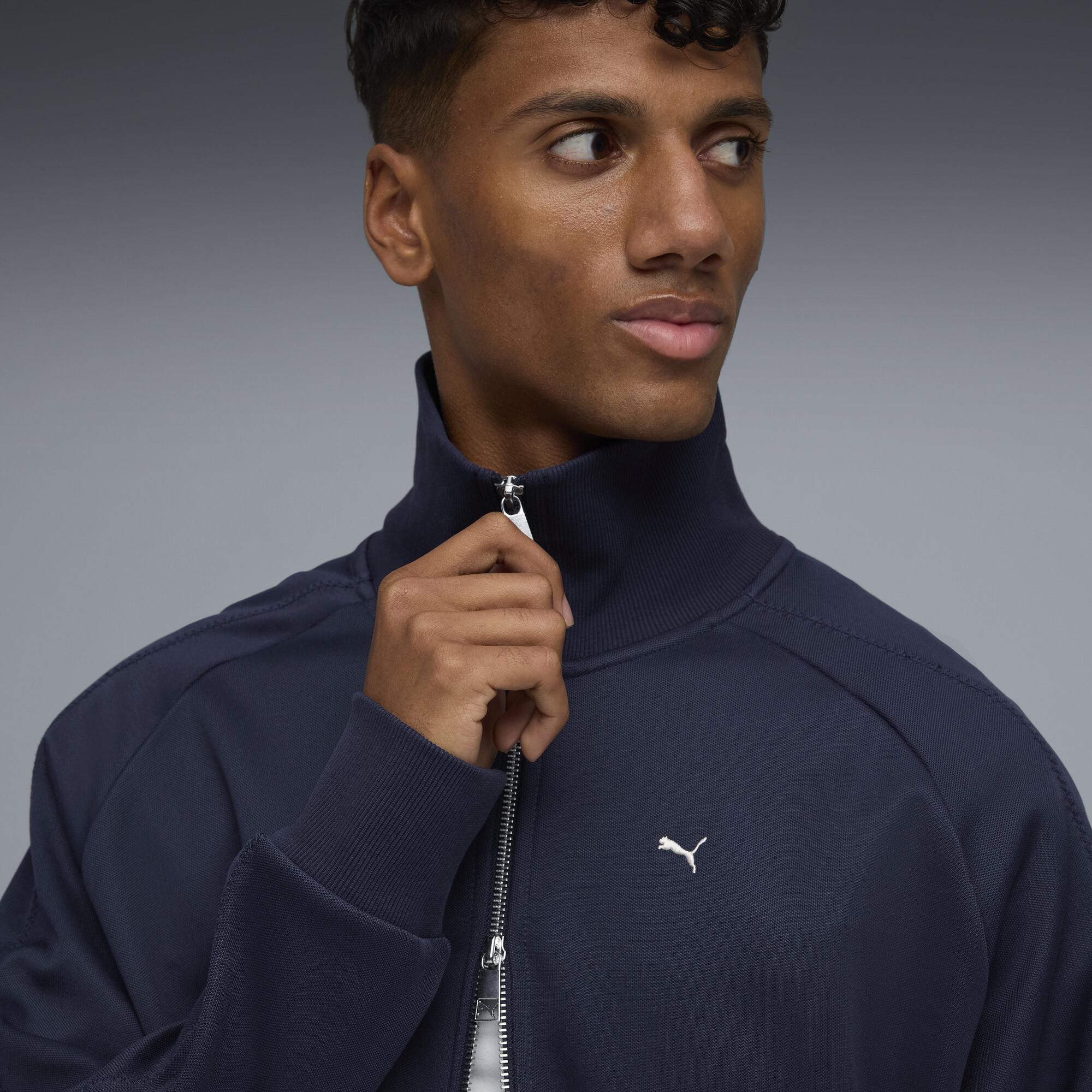 PUMA T7 trainingsjack voor Heren, Blauw, Maat M thumbnail 7