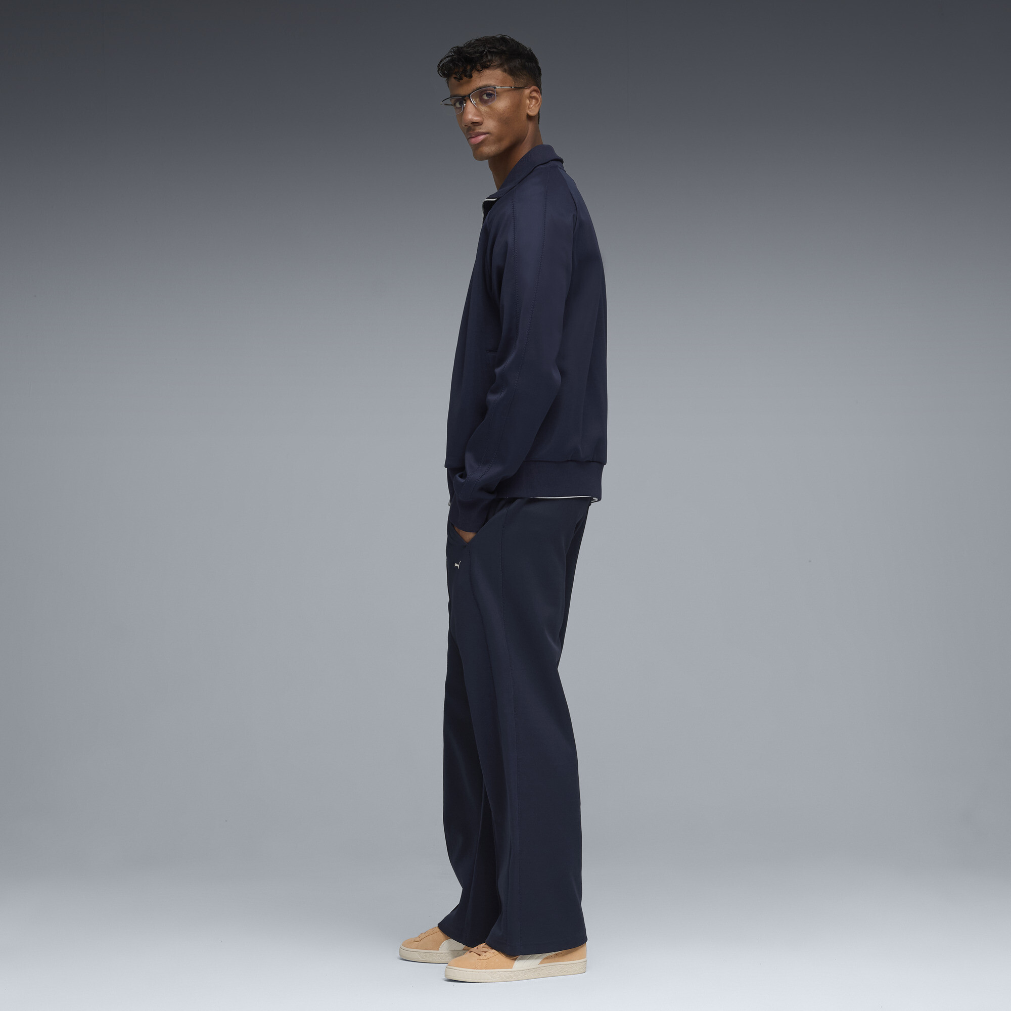 PUMA T7 trainingsjack voor Heren, Blauw, Maat M thumbnail 6