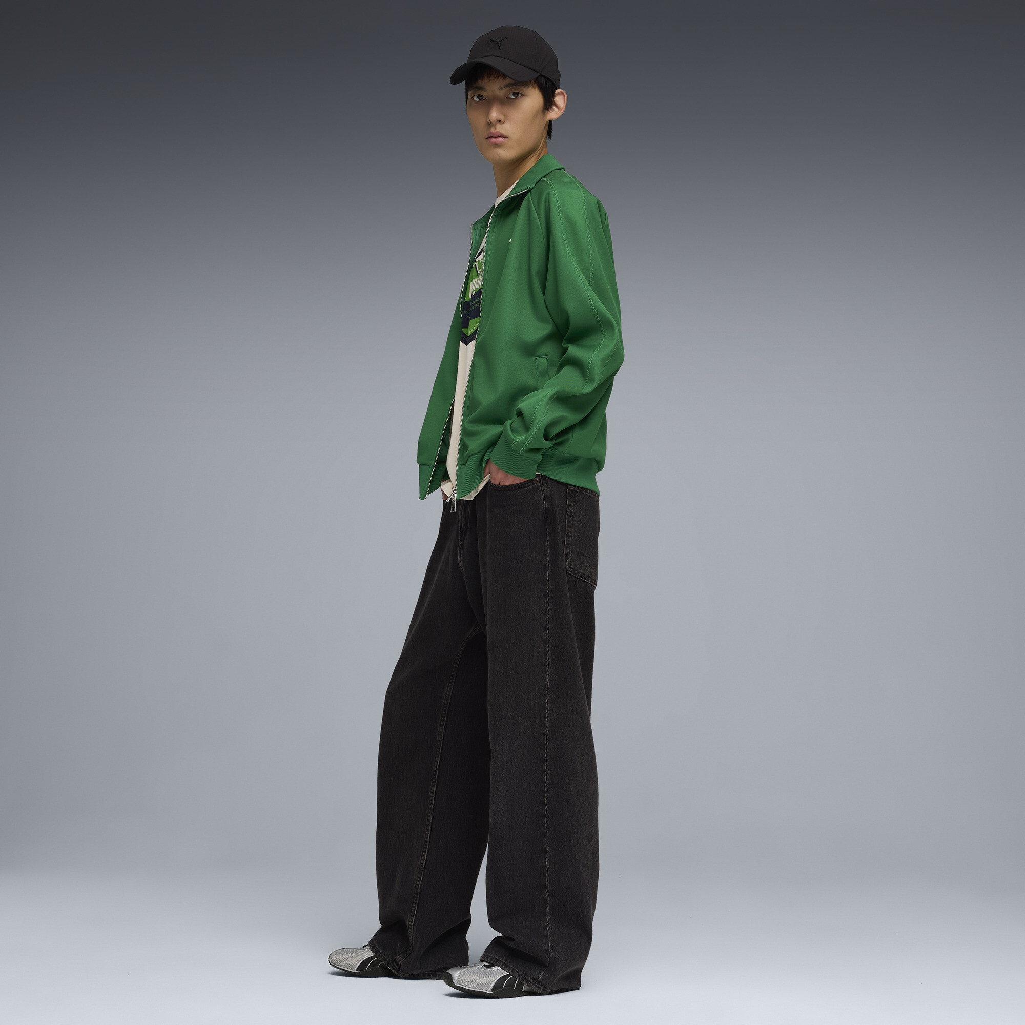 PUMA T7 trainingsjack voor Heren, Groen, Maat XL thumbnail 6