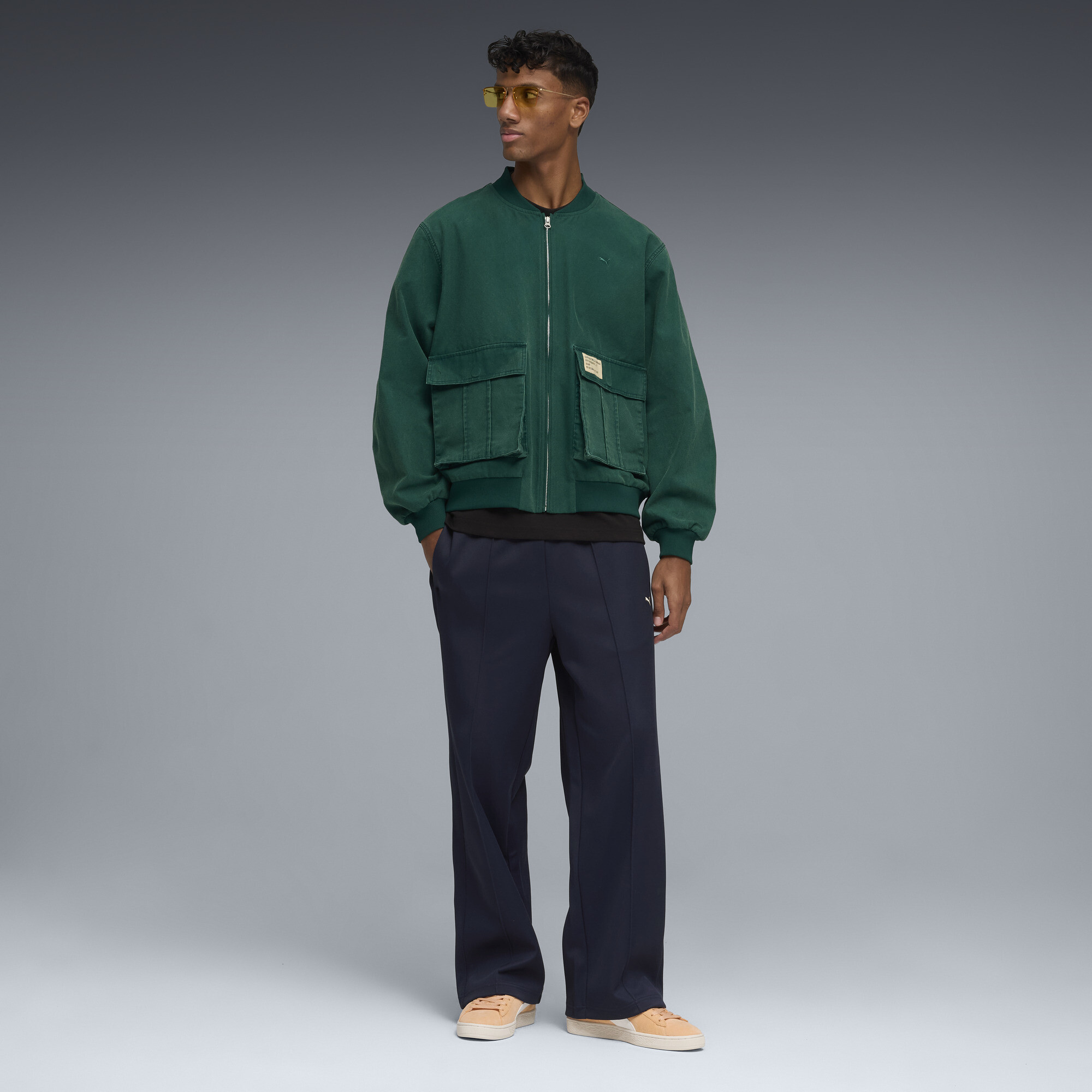 PUMA T7 trainingsbroek voor Heren, Blauw, Maat S thumbnail 6