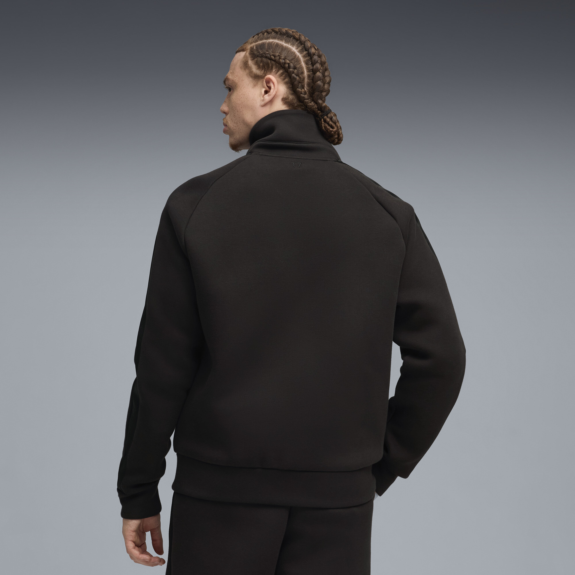 PUMA T7 trainingsjack voor Heren, Zwart, Maat L thumbnail 5