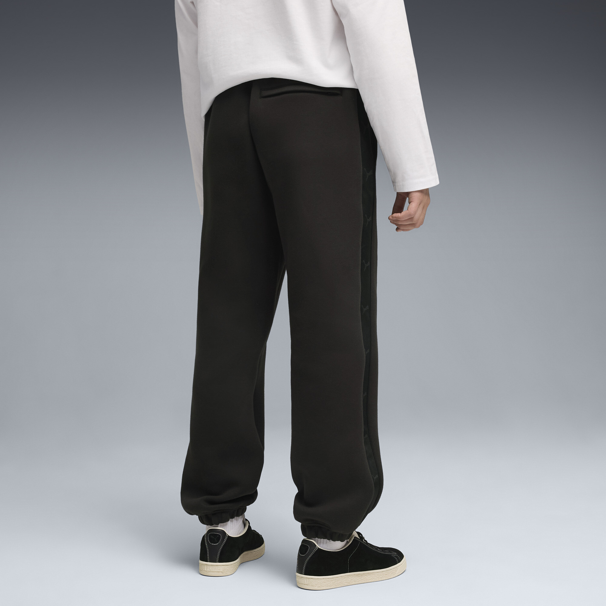 PUMA T7 trainingsbroek voor Heren, Zwart, Maat S thumbnail 5