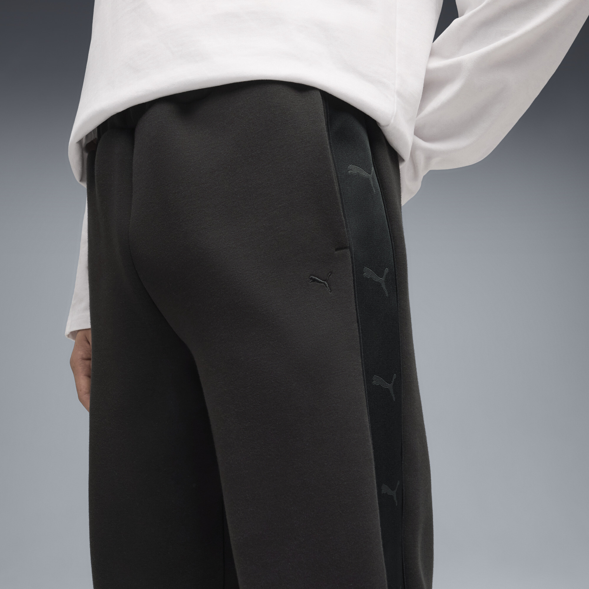 PUMA T7 trainingsbroek voor Heren, Zwart, Maat S thumbnail 4