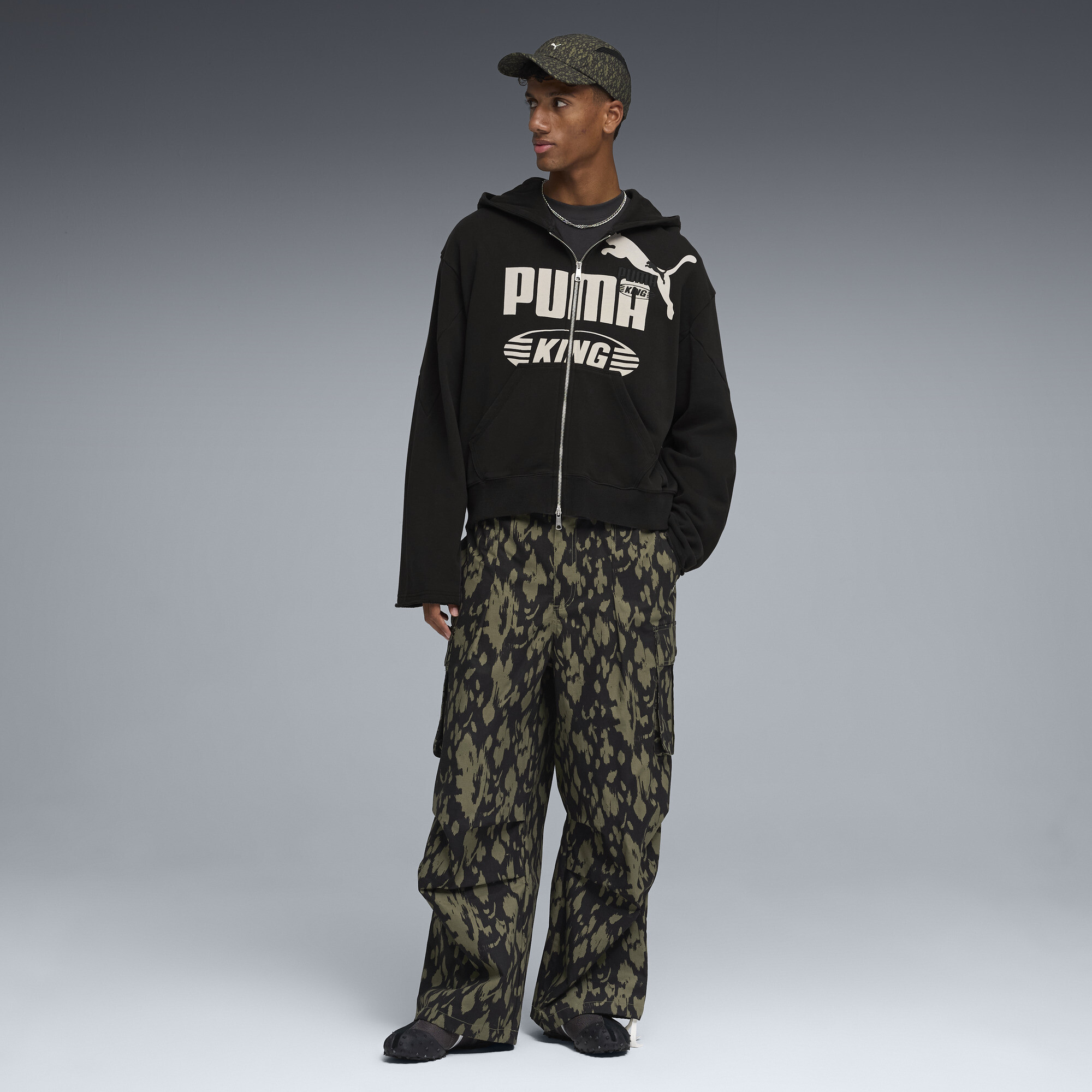 PUMA KING Sportstyle hoodie voor Heren, Zwart, Maat XXL thumbnail 4