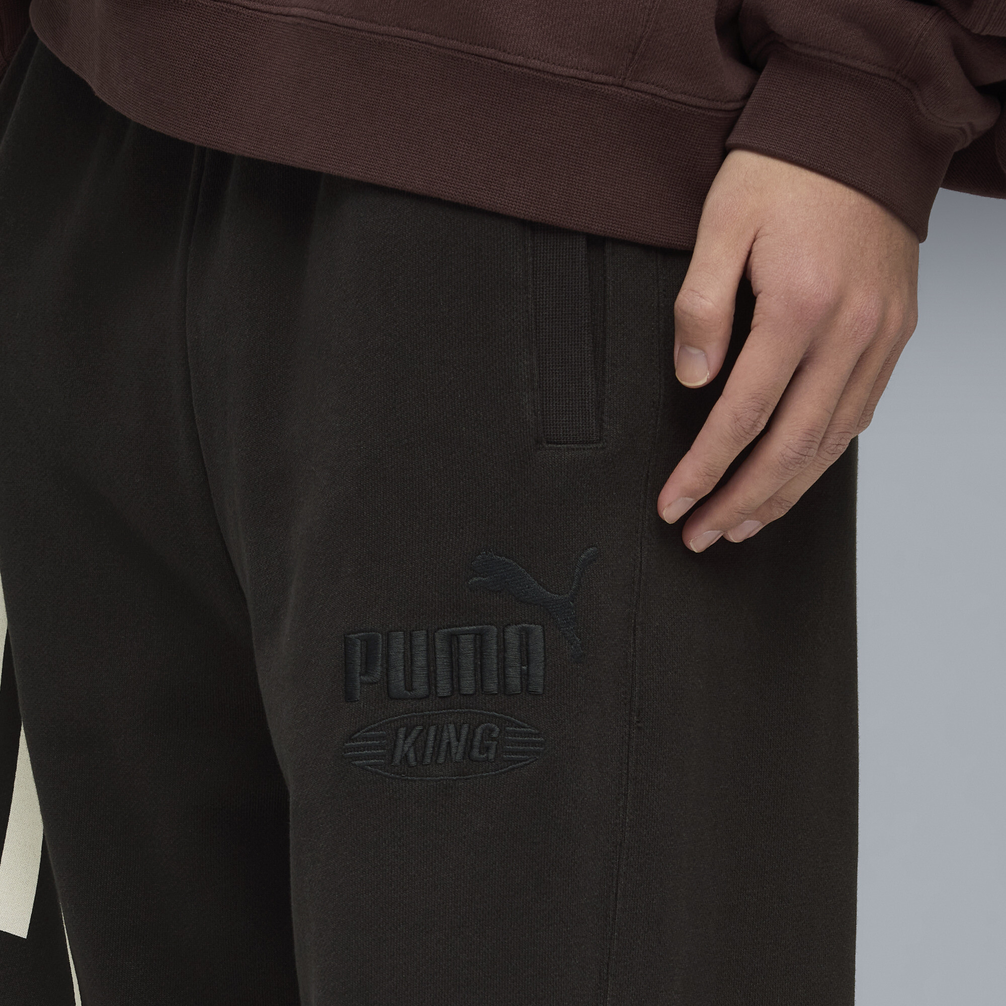 PUMA KING Sportstyle sweatbroek voor Heren, Zwart, Maat XL thumbnail 2