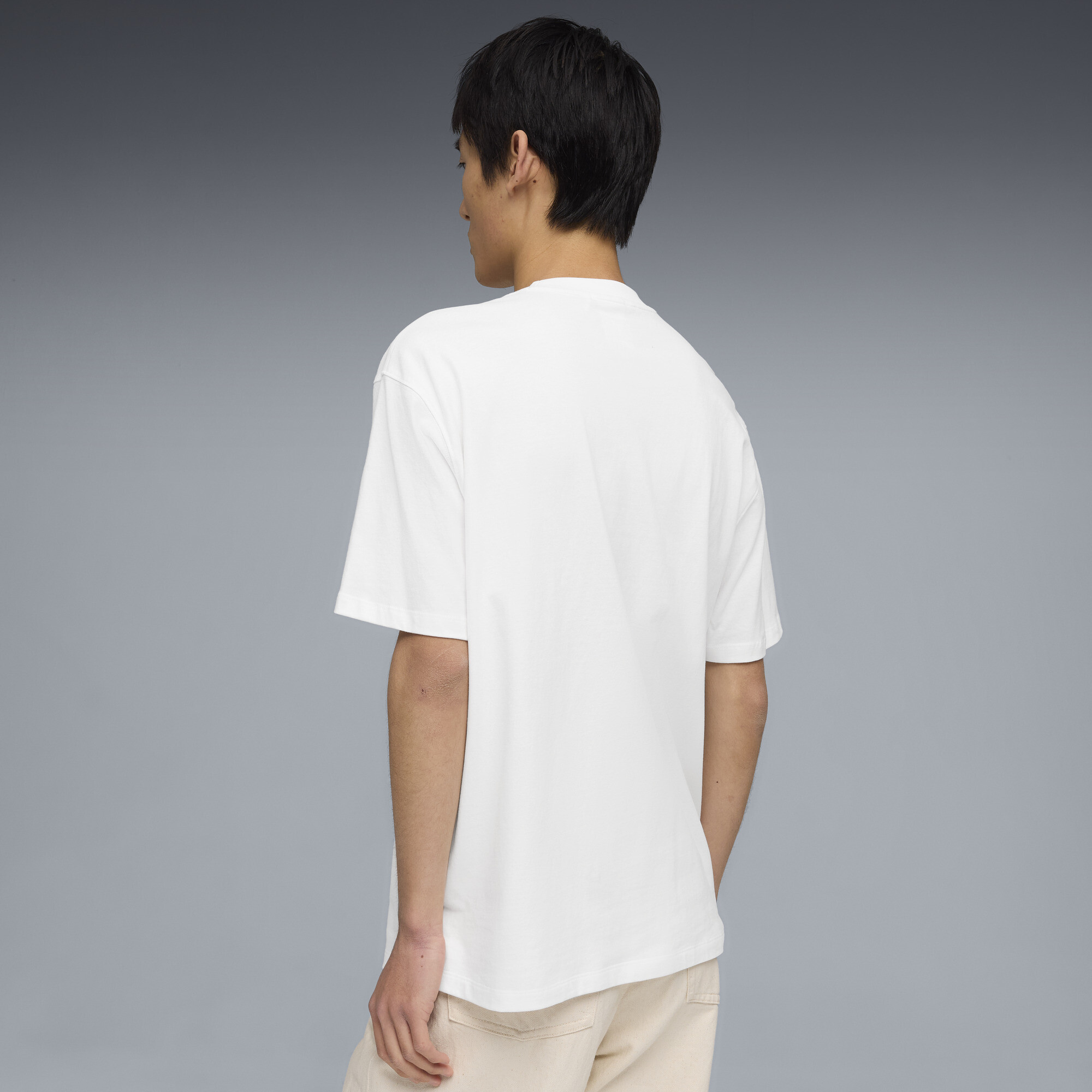 PUMA Select Essentials T-shirt met zak voor Heren, Wit, Maat L thumbnail 3