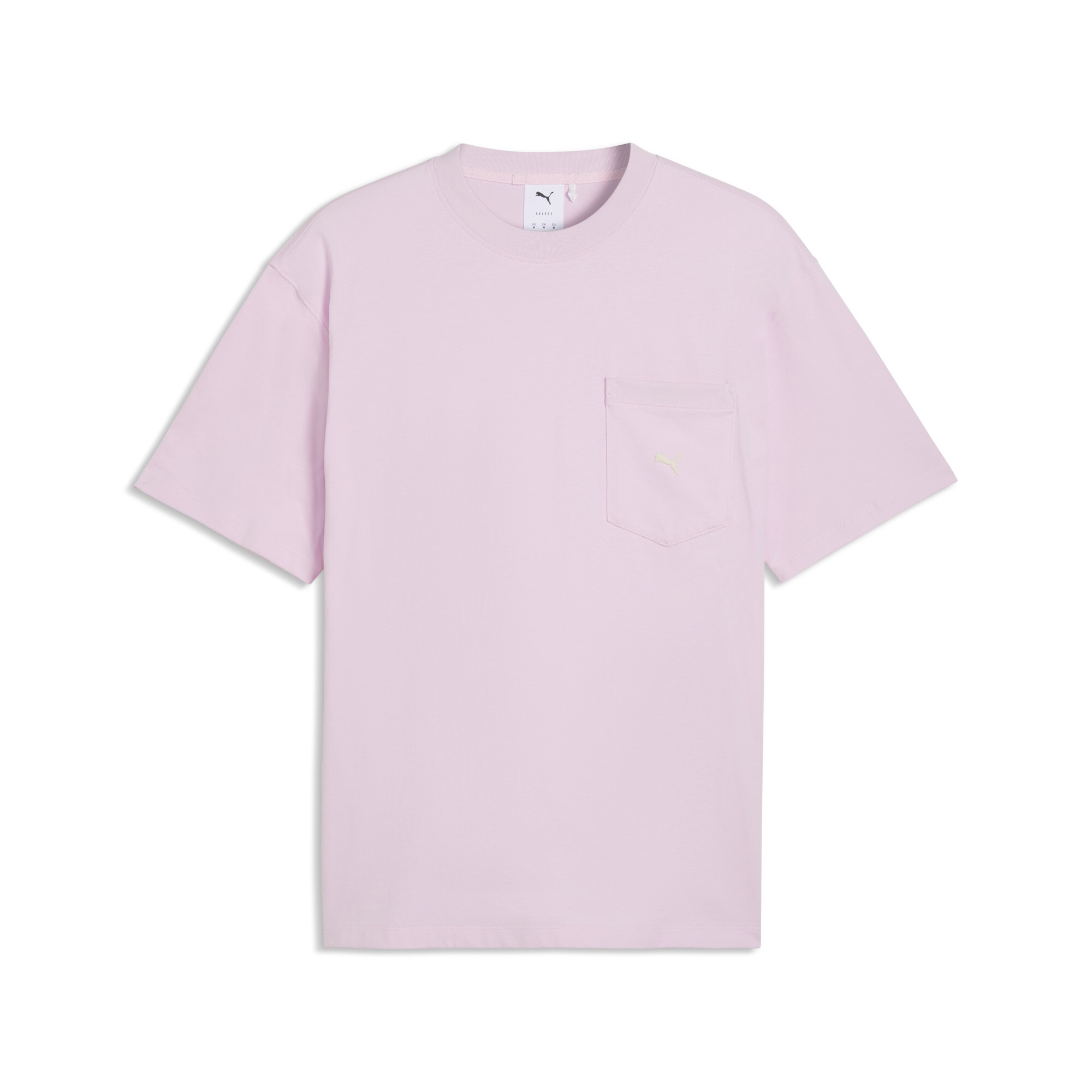 PUMA Select Essentials T-shirt met zak voor Heren, Roze, Maat XXL