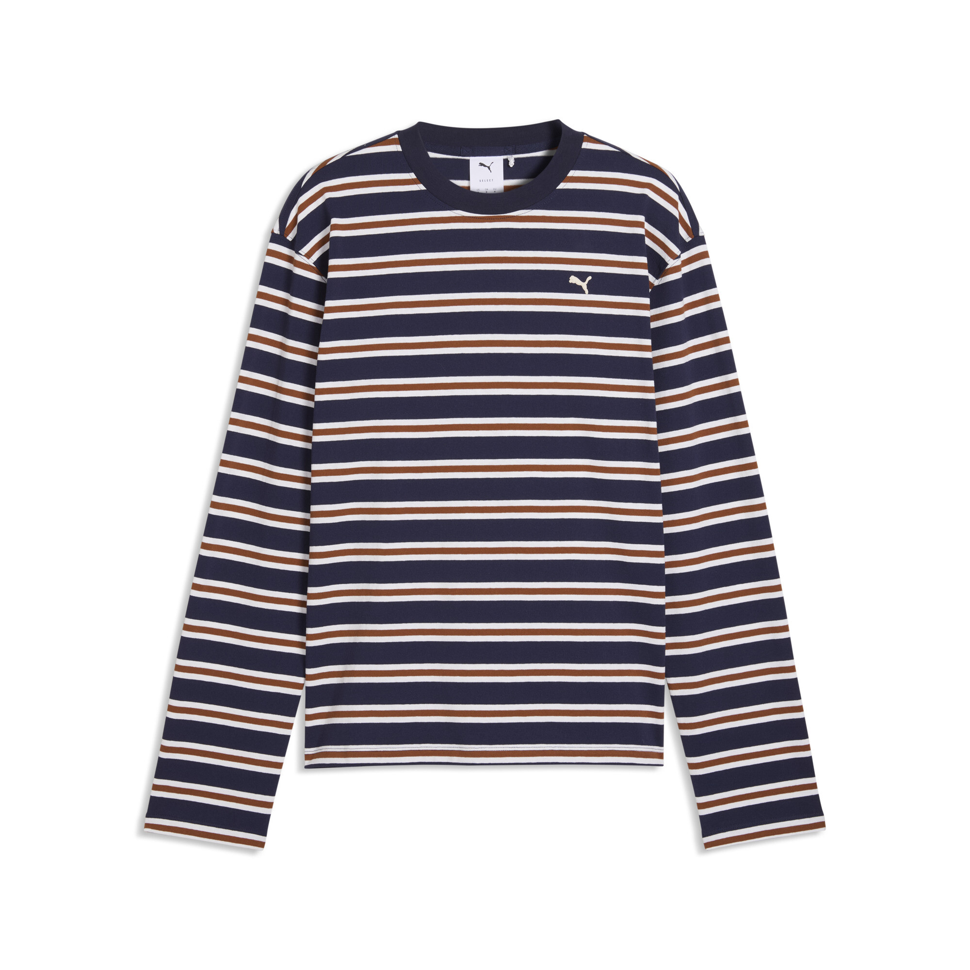 PUMA Select Essentials T-shirt met lange mouwen voor Heren, Blauw, Maat XS