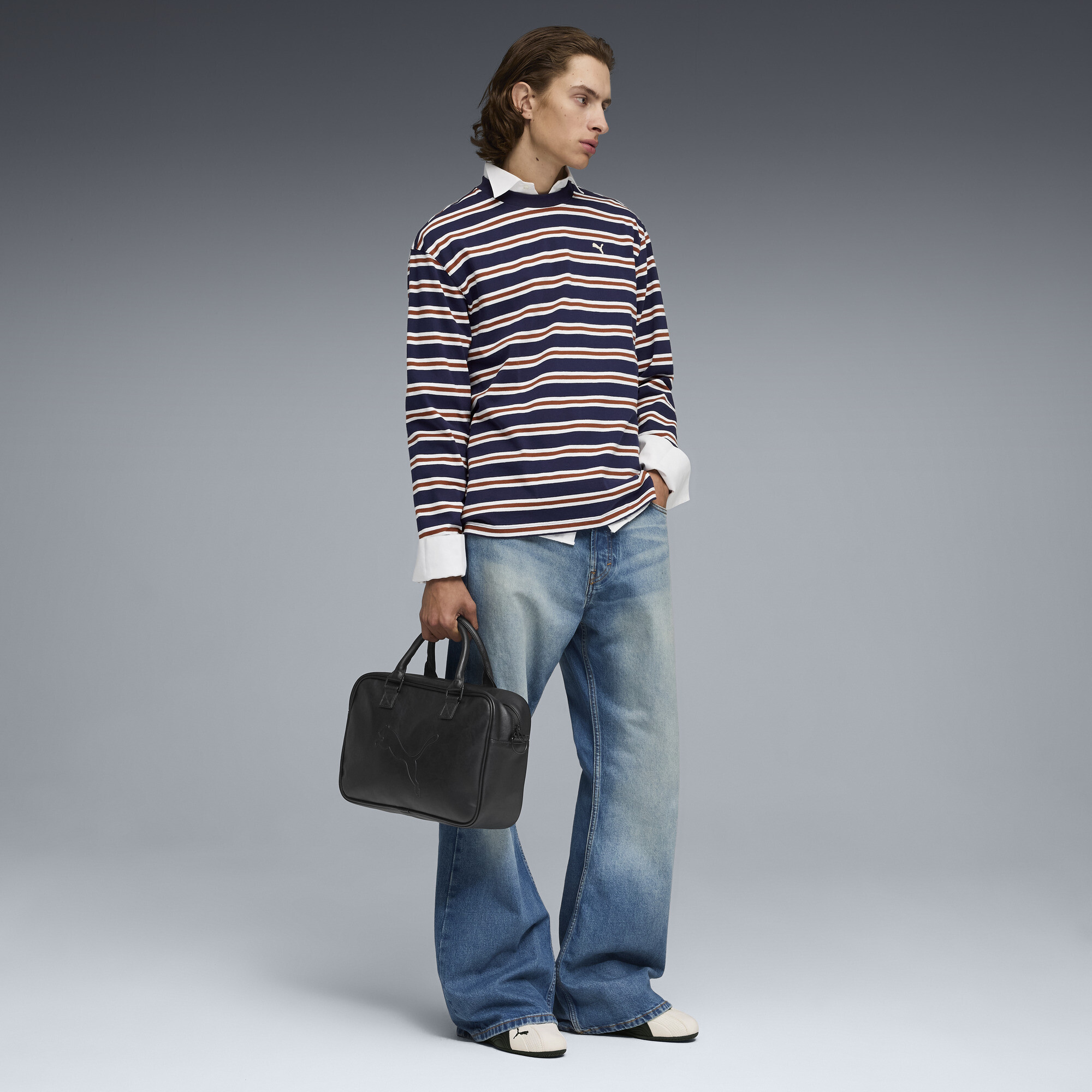 PUMA Select Essentials T-shirt met lange mouwen voor Heren, Blauw, Maat XS thumbnail 2