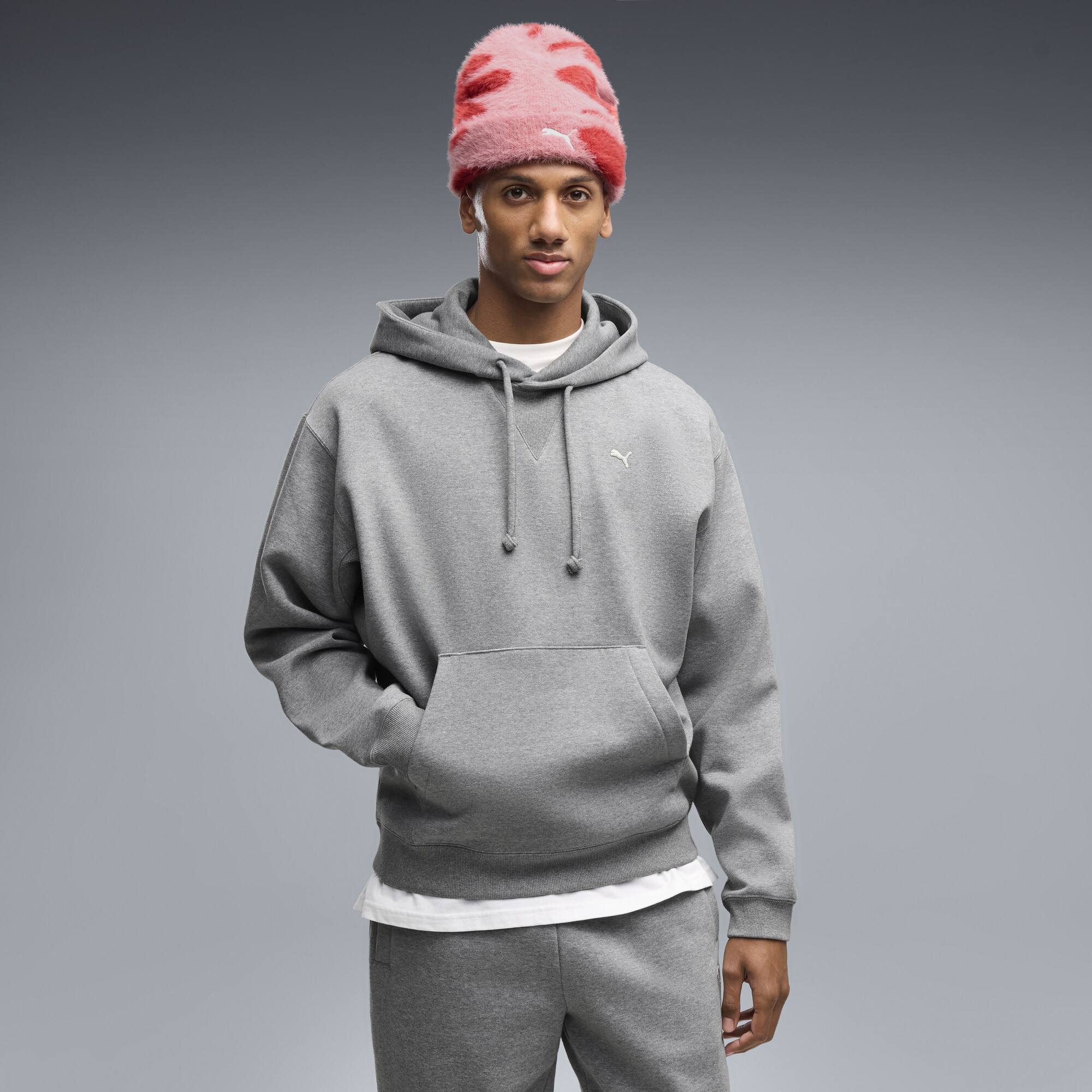 Худі Select Essentials Hoodie Men | Колір: Сірий | Medium Gray