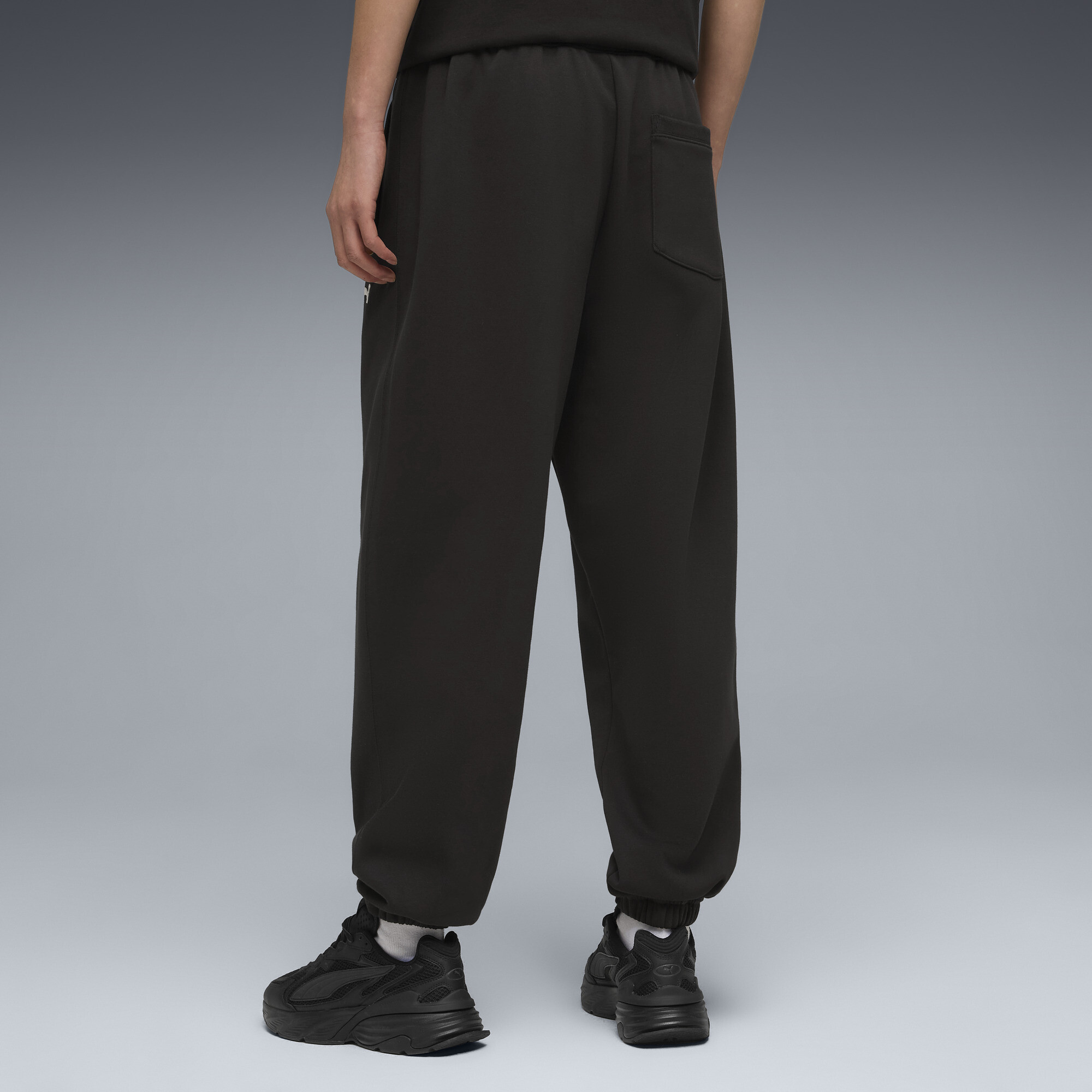 PUMA Select Essentials relaxte sweatpant voor Heren, Zwart, Maat L thumbnail 3