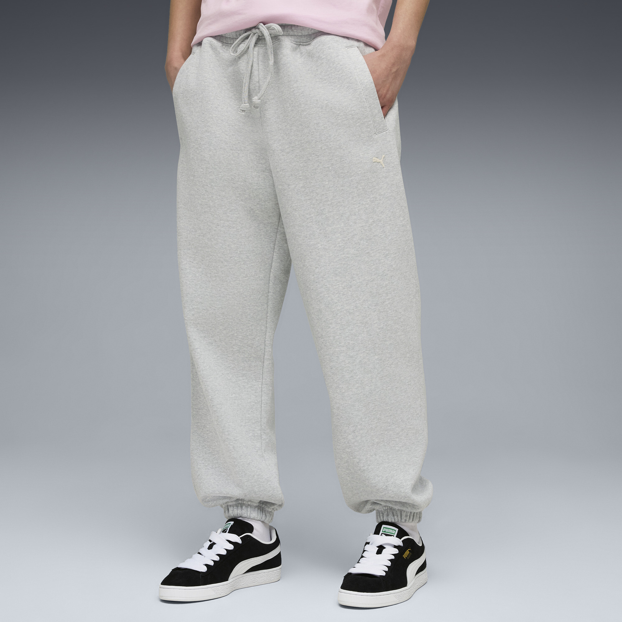 PUMA Select Essentials relaxte sweatpant voor Heren, Grijs, Maat XXL thumbnail 6