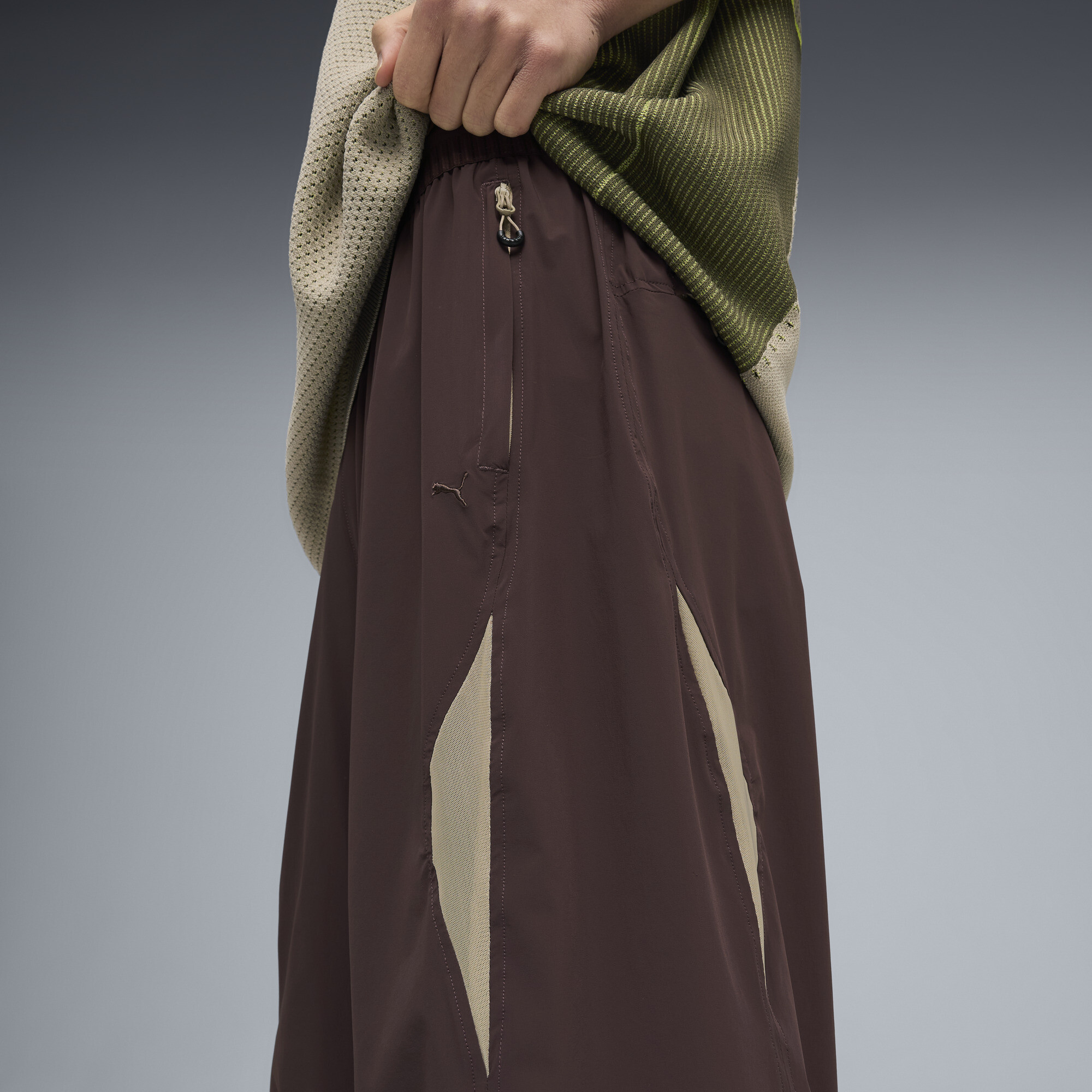 PUMA CLRT 2G verlengde short voor Heren, Bruin, Maat XL thumbnail 7