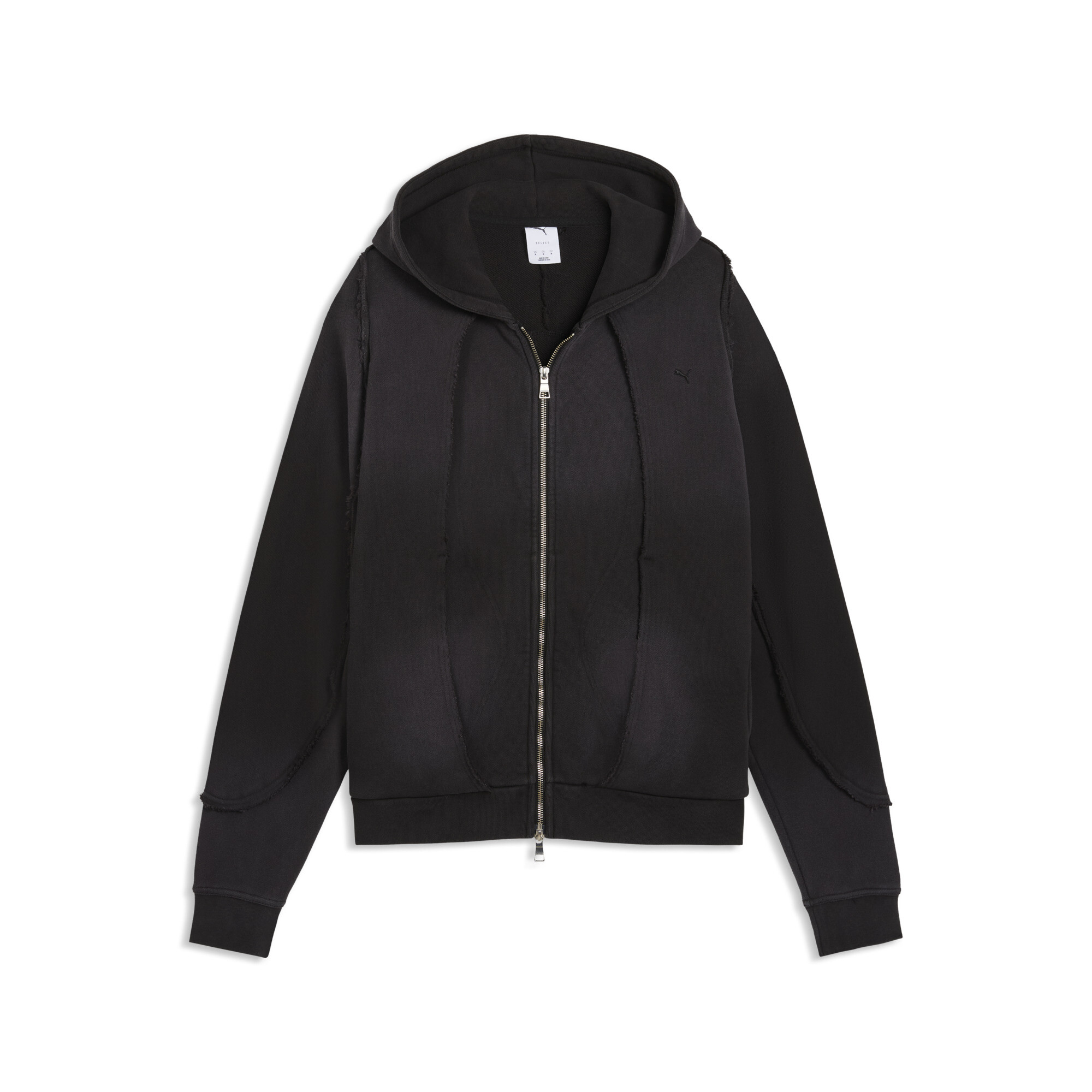 PUMA CLRT 2G hoodie met volledige rits voor Heren, Zwart, Maat L thumbnail 3