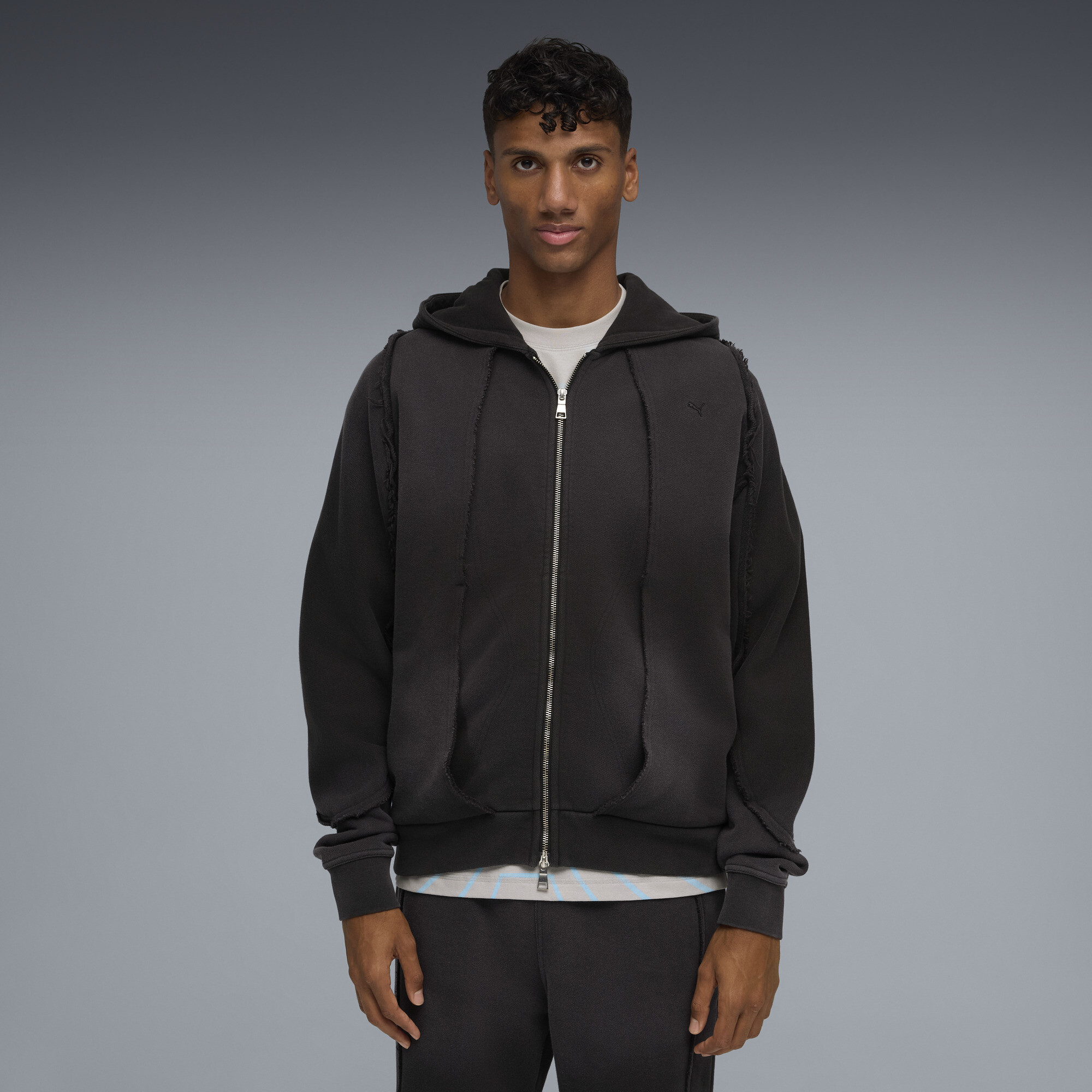 PUMA CLRT 2G hoodie met volledige rits voor Heren, Zwart, Maat L