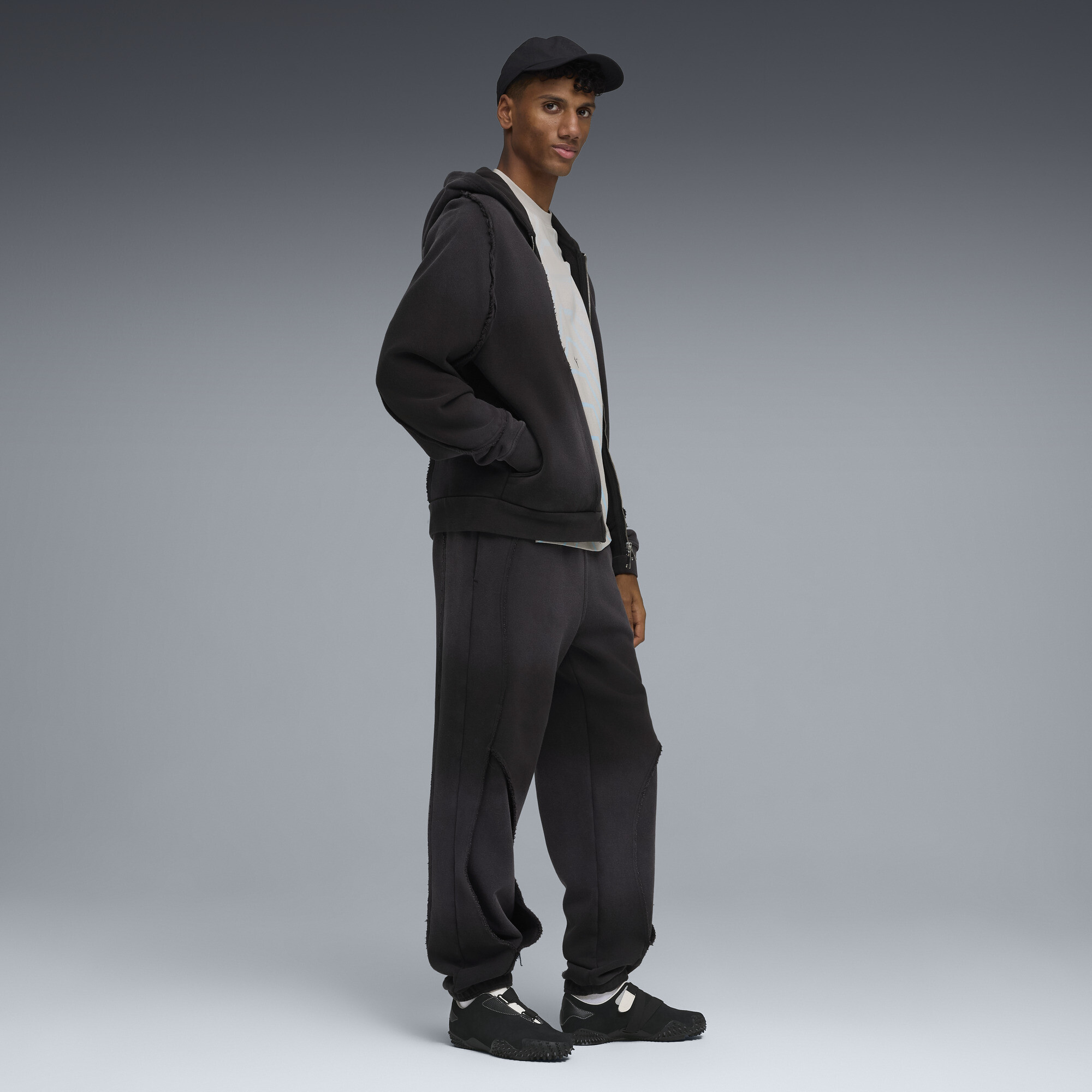 PUMA CLRT 2G hoodie met volledige rits voor Heren, Zwart, Maat L thumbnail 6