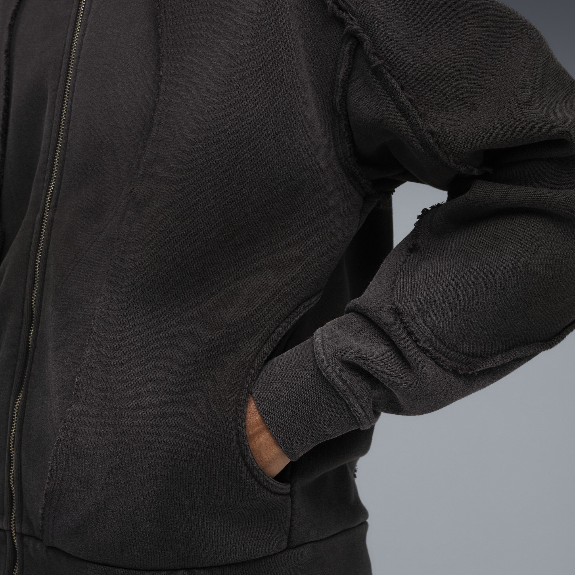 PUMA CLRT 2G hoodie met volledige rits voor Heren, Zwart, Maat L thumbnail 4