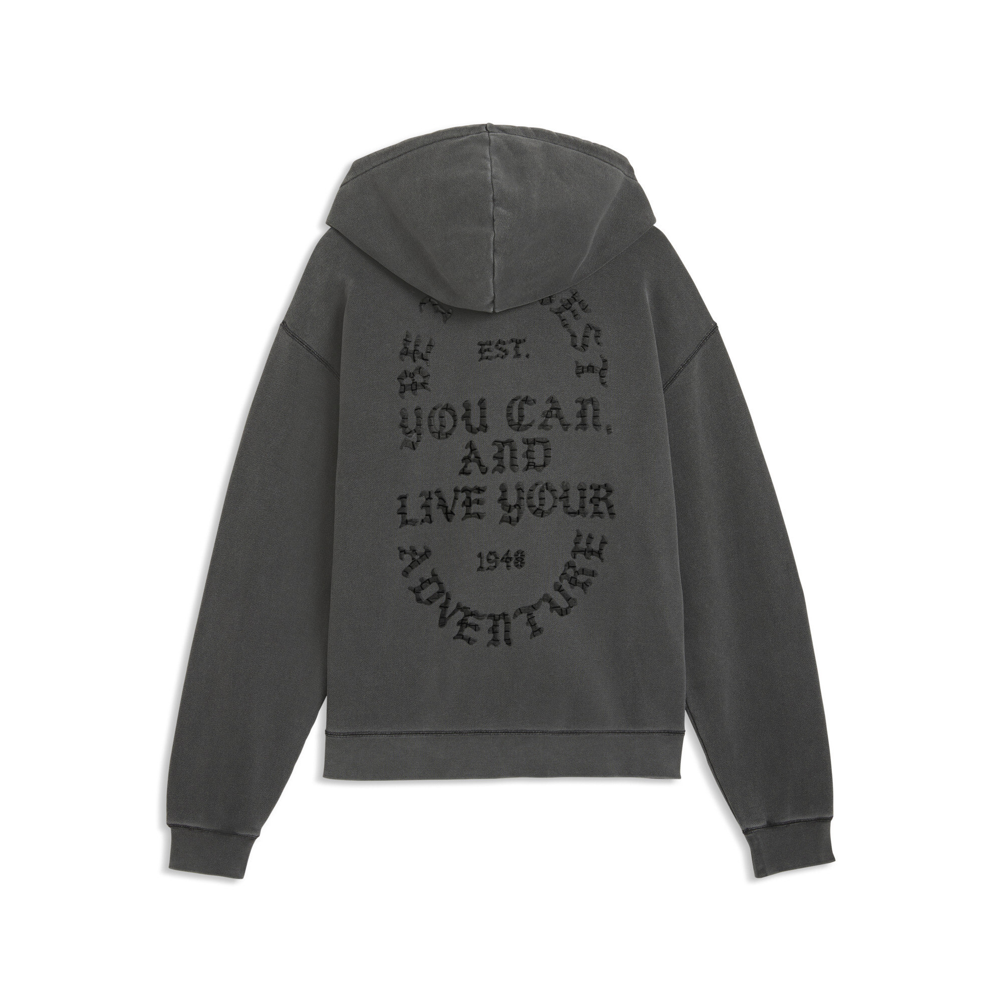 PUMA.NOW hoodie met rits voor Heren, Grijs, Maat XXL thumbnail 2