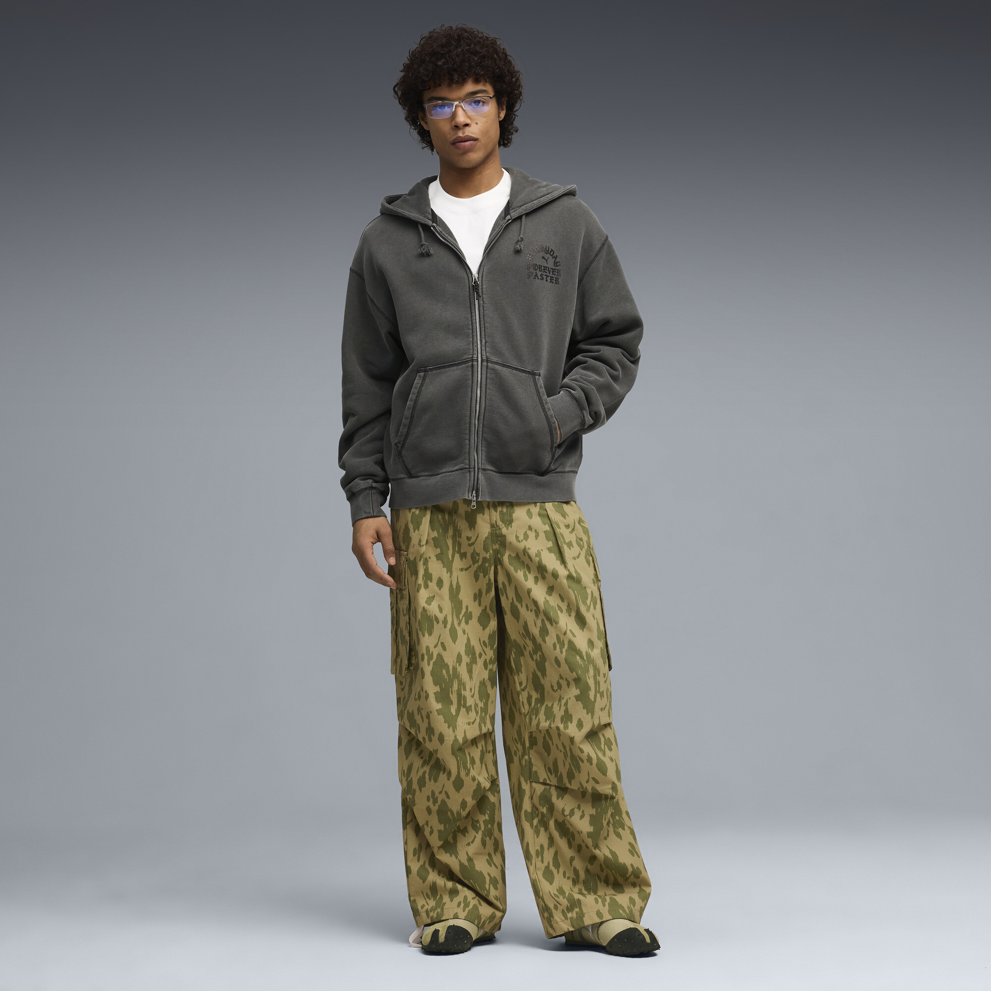 PUMA.NOW hoodie met rits voor Heren, Grijs, Maat XXL thumbnail 6