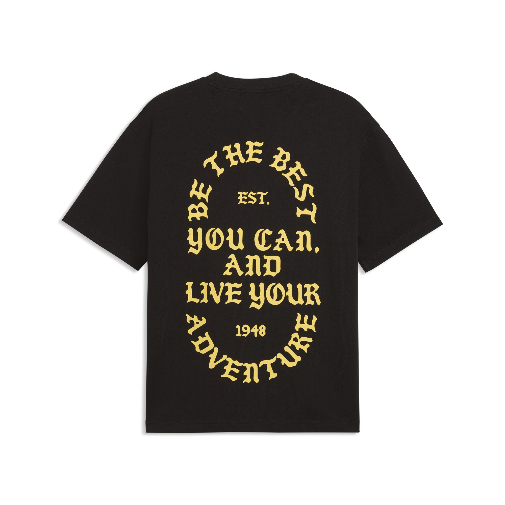 PUMA.NOW T-shirt voor Heren, Zwart, Maat S thumbnail 2