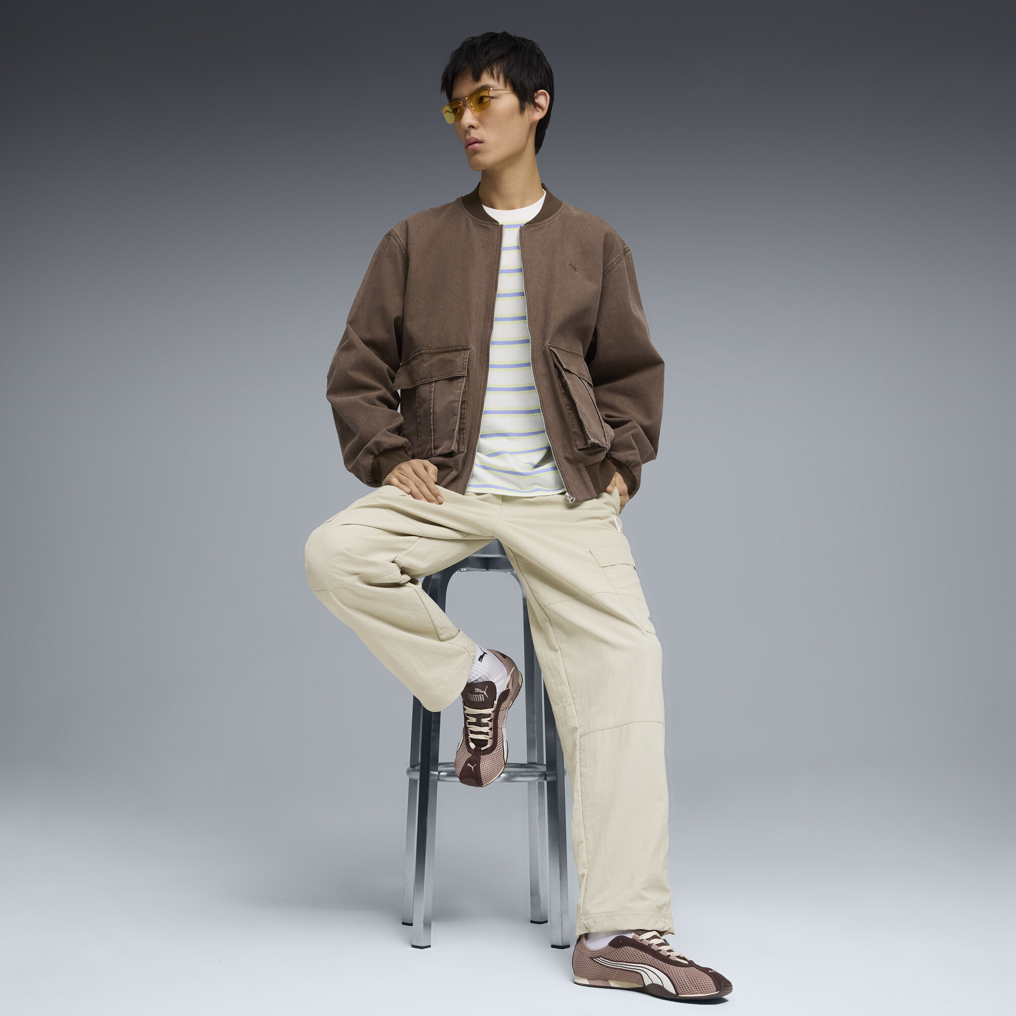 PUMA.NOW bomberjack voor Heren, Maat L thumbnail 6