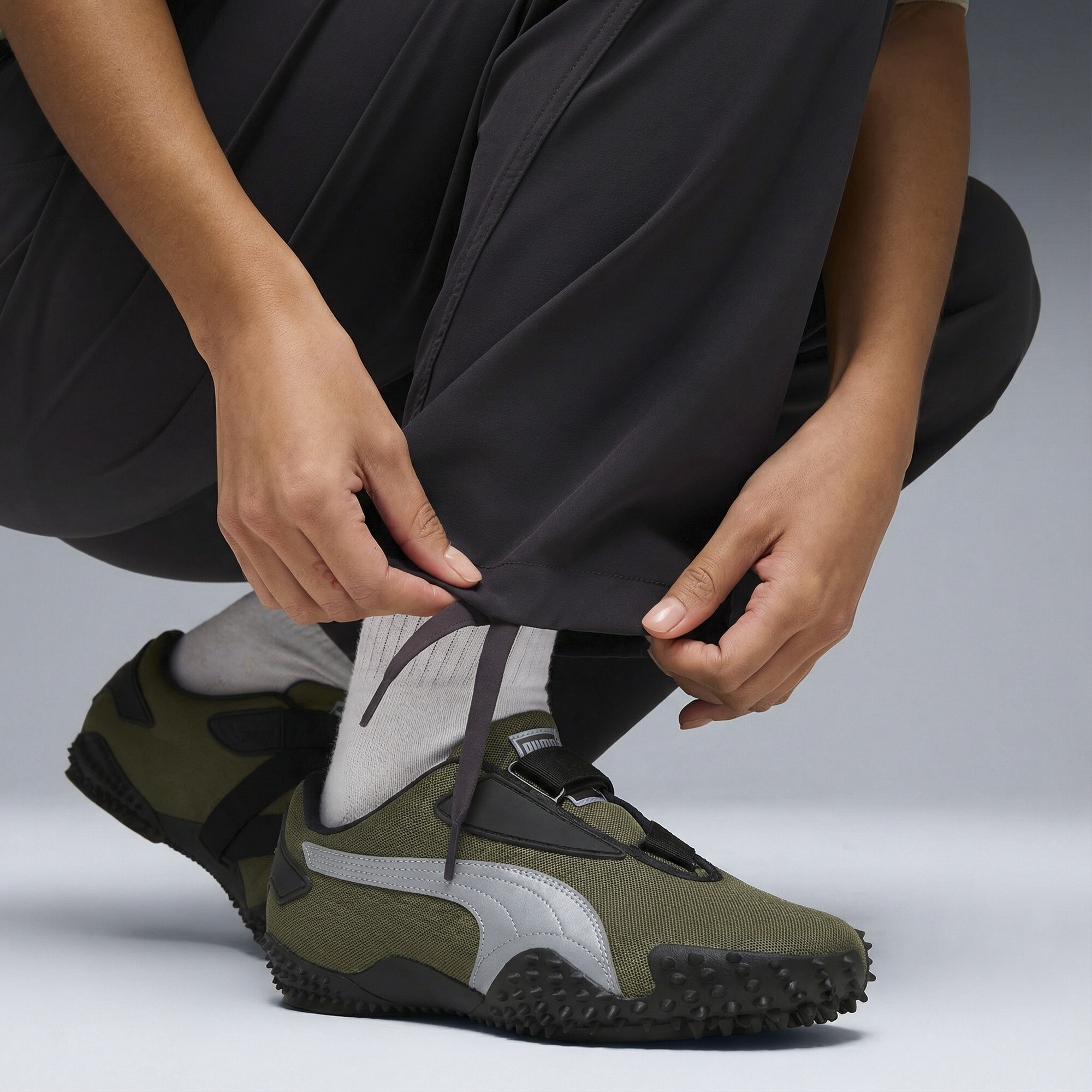 PUMA CLRT Relaxed Fatigue uniseks broek, Grijs, Maat S thumbnail 7