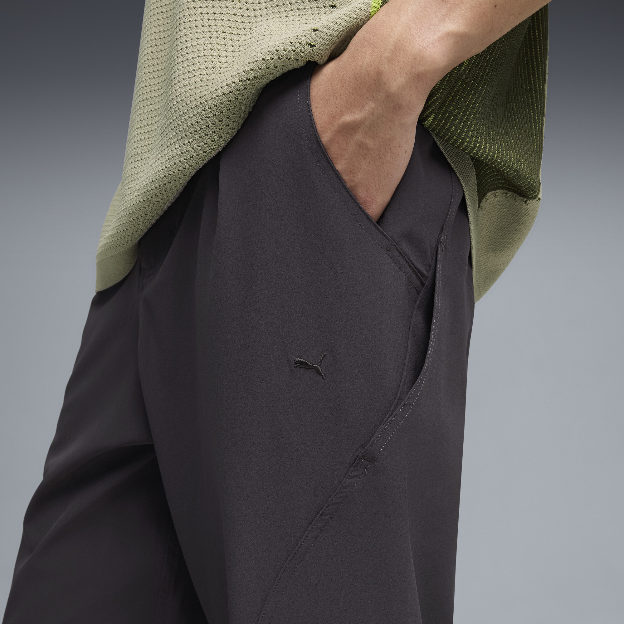 PUMA CLRT Relaxed Fatigue uniseks broek, Grijs, Maat S thumbnail 4