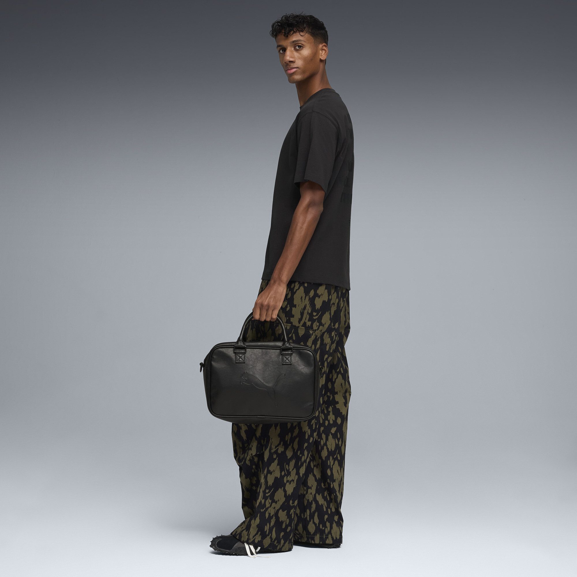 PUMA KING Sportstyle relaxed T-shirt voor Heren, Grijs, Maat M thumbnail 2