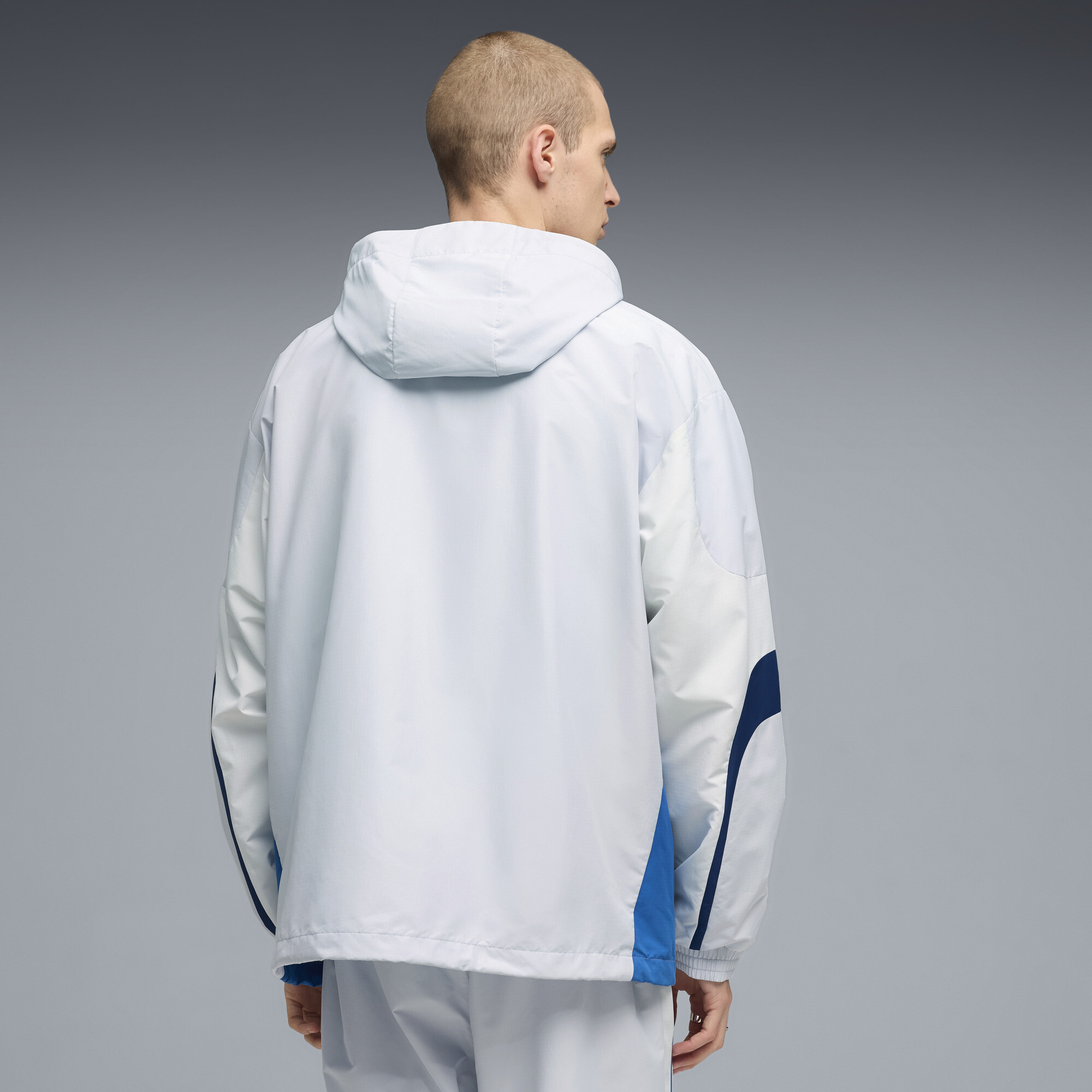 PUMA BMW M MOTORSPORT Lifestyle jack voor Heren, Zilver, Maat XS thumbnail 5