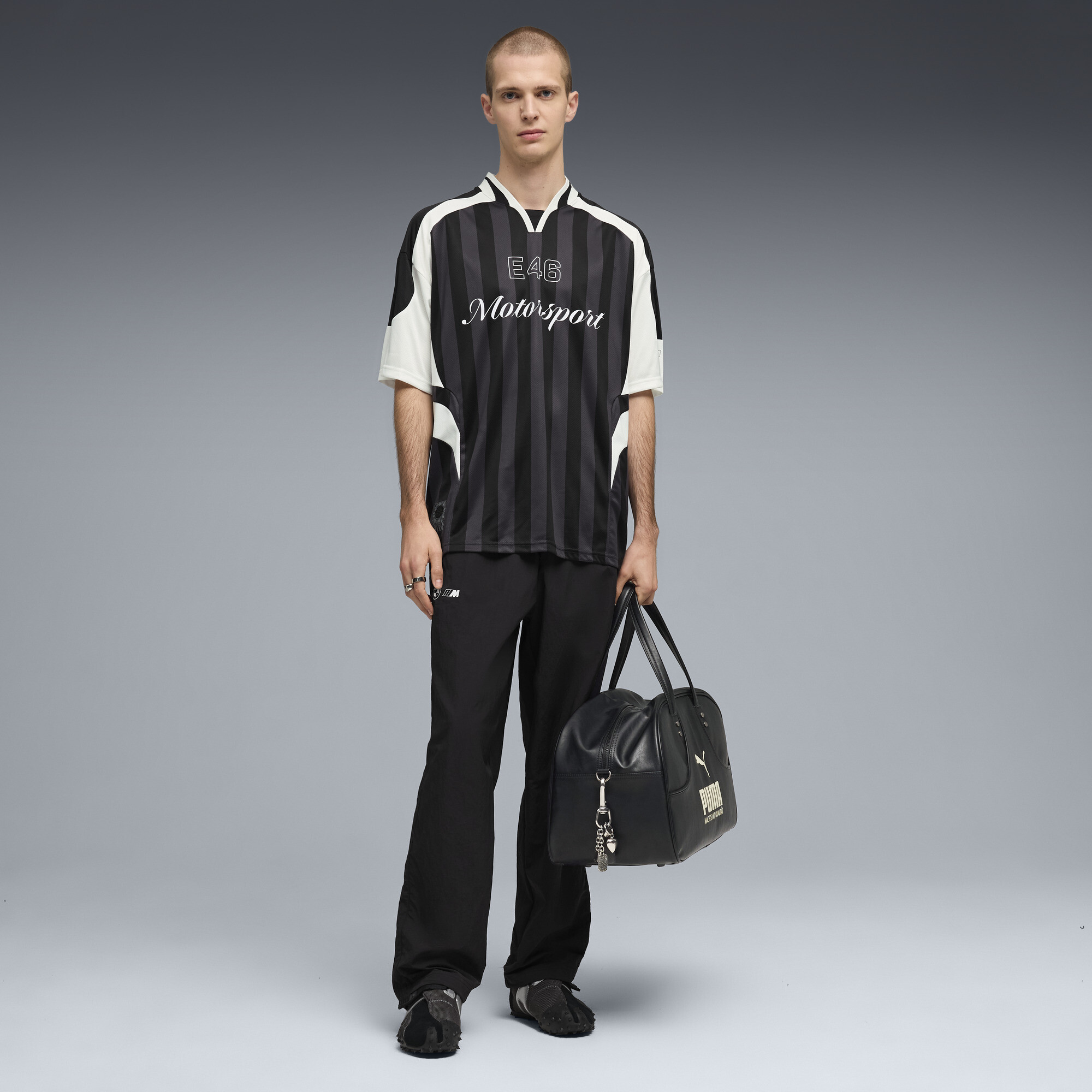 PUMA BMW M MOTORSPORT Lifestyle shirt voor Heren, Zwart, Maat L thumbnail 2