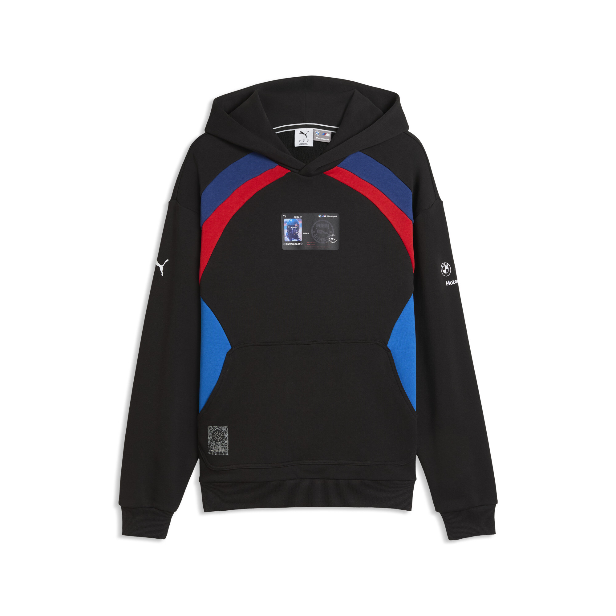 PUMA BMW M MOTORSPORT Lifestyle relaxte hoodie voor Heren, Zwart