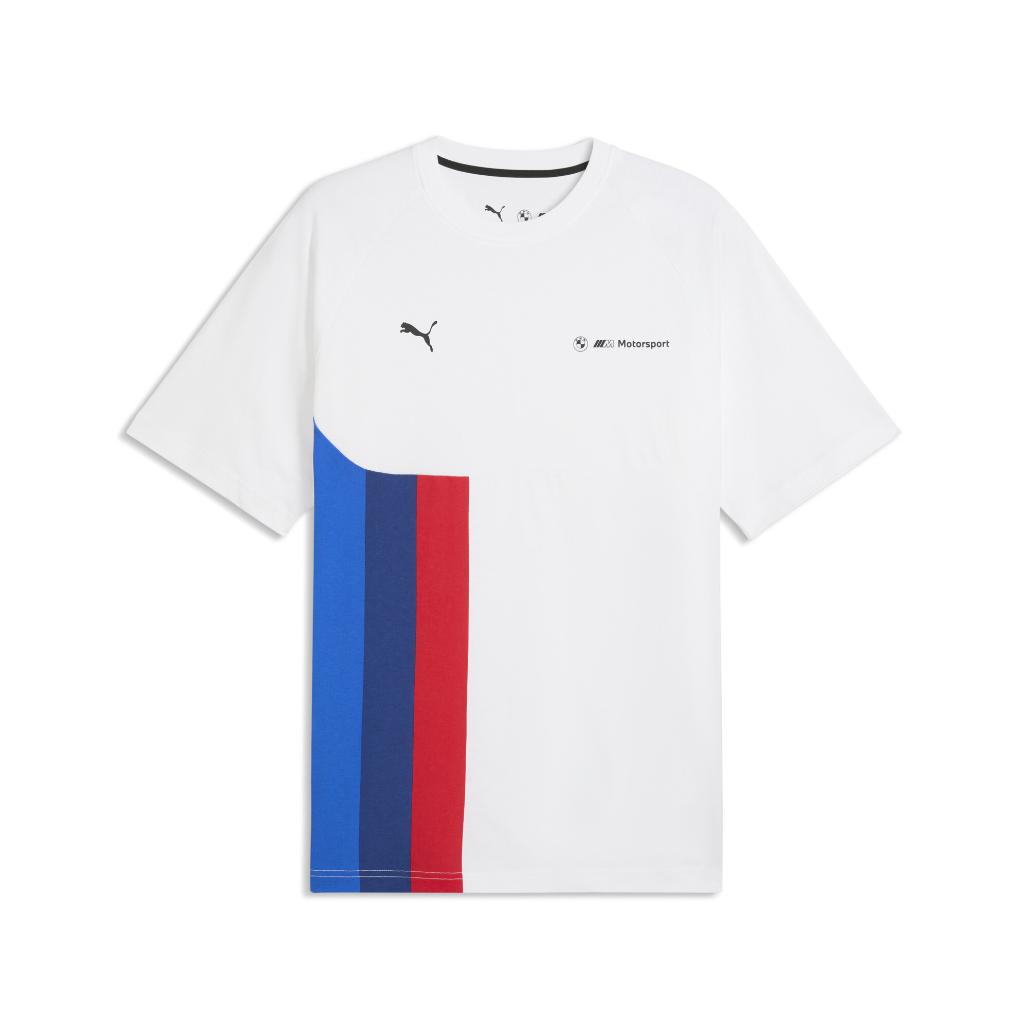 BMW M MOTORSPORT PUMATECH-X Relaxed T-shirt voor Heren, Wit, Maat L