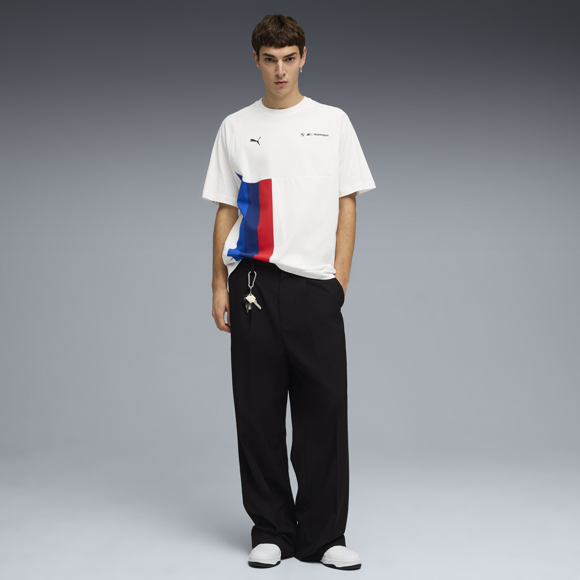 BMW M MOTORSPORT PUMATECH-X Relaxed T-shirt voor Heren, Wit, Maat L thumbnail 2